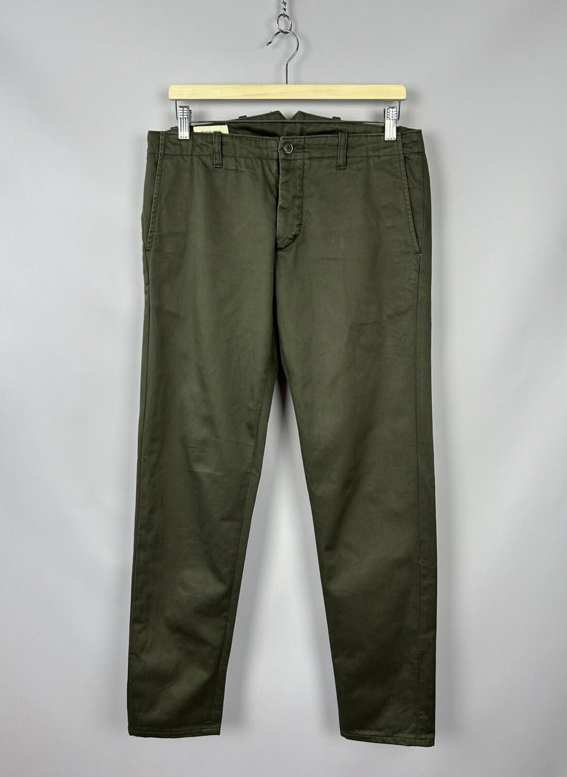 Suitsupply Mens Suitsupply Bennet Trousers W30 Chino Pants Khaki Size US 30 / EU 46 - 1 Thumbnail