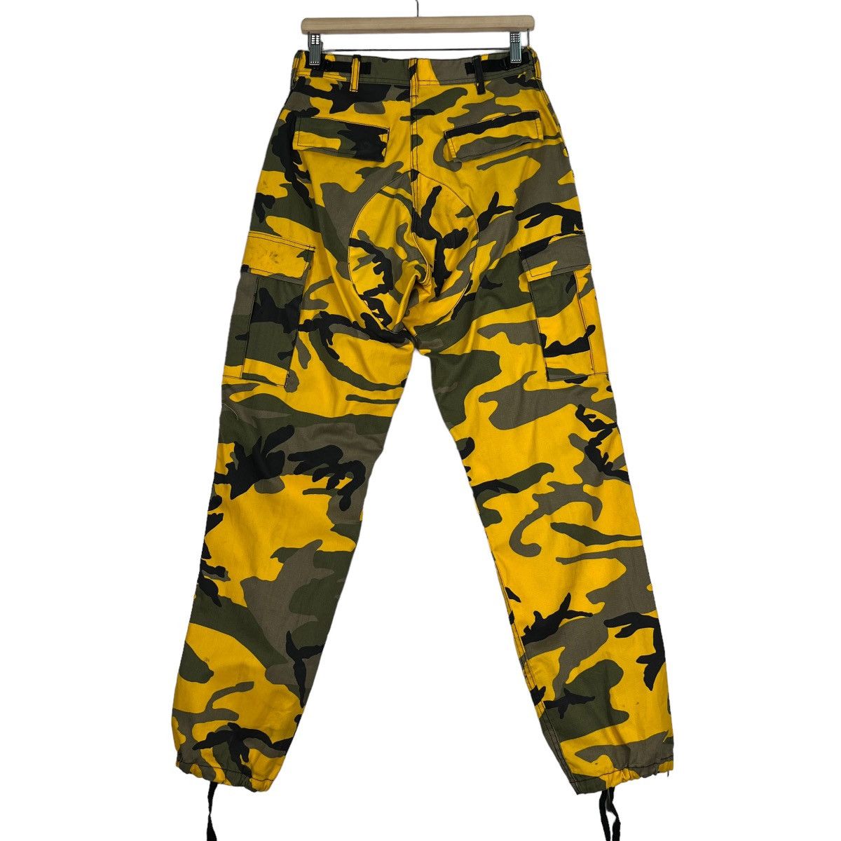 Japanese Brand 🔥 VINTAGE ROTHCO BDU CAMO FLASH CARGO PANTS Size US 29 - 3 Thumbnail
