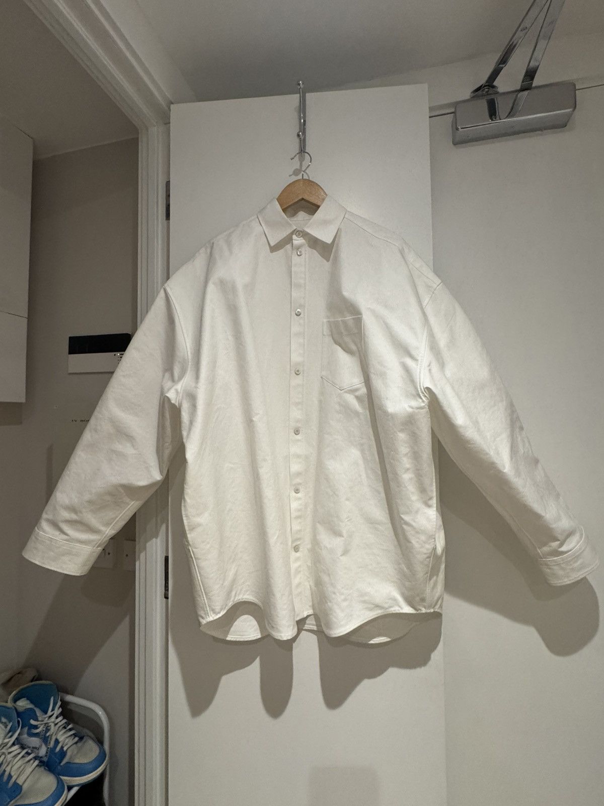 1500$ Balenciaga white over shirt incredibly baggy fit