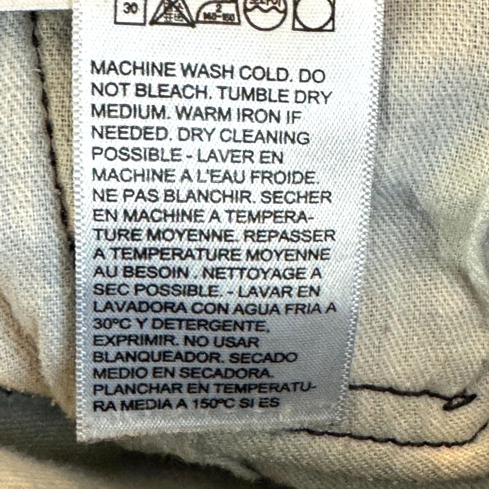 Levi's Levi’s 505 Regular Fit Men’s Jeans 34 x 32 Black Dark Wash Denim Straight Zip Fly Regular Fit Mens Jeans Size US 34 / EU 50 - 6 Thumbnail