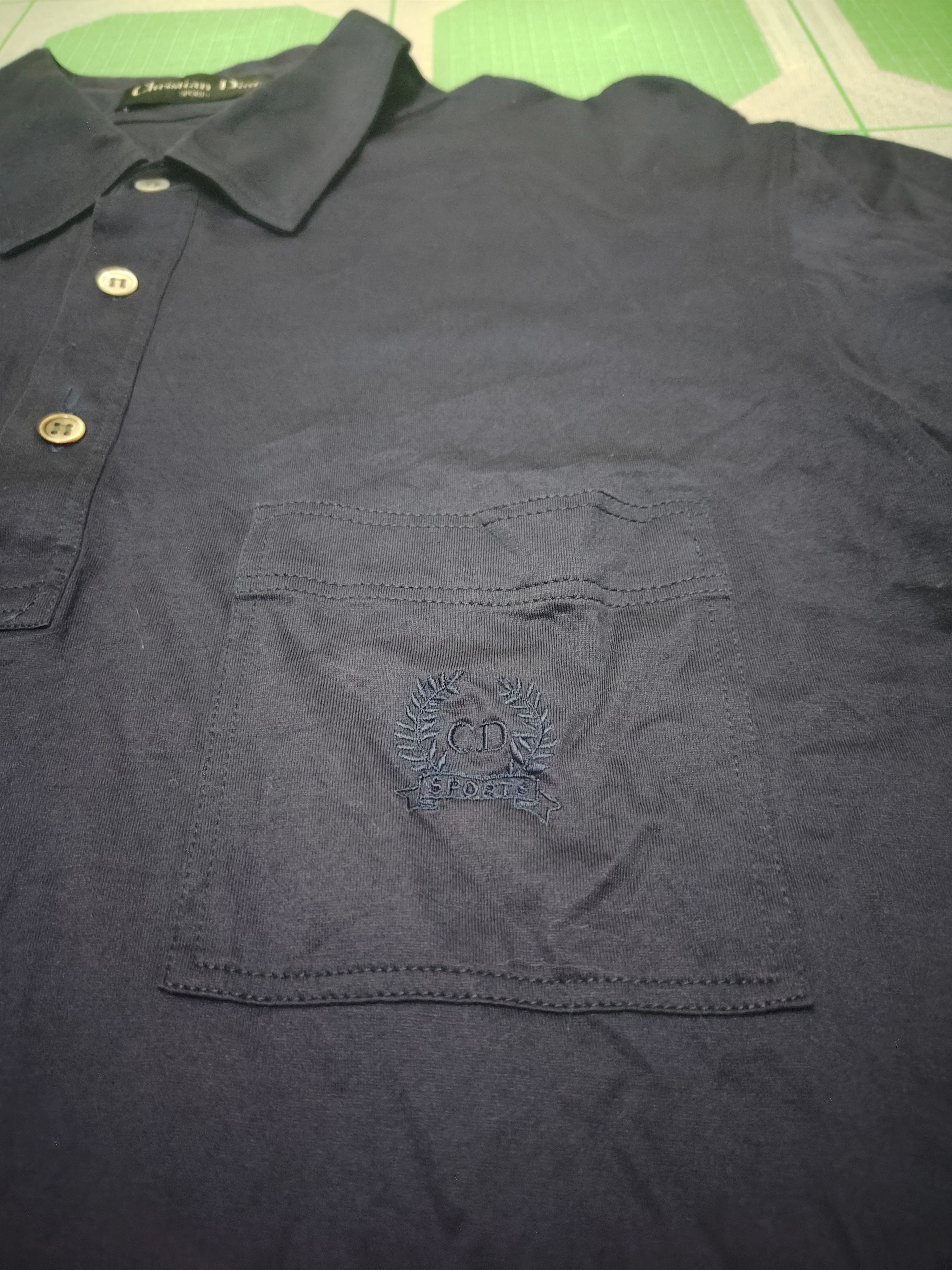 Dior Polo tee Embroidered Logo Single Pocket Size US M / EU 48-50 / 2 - 3 Thumbnail
