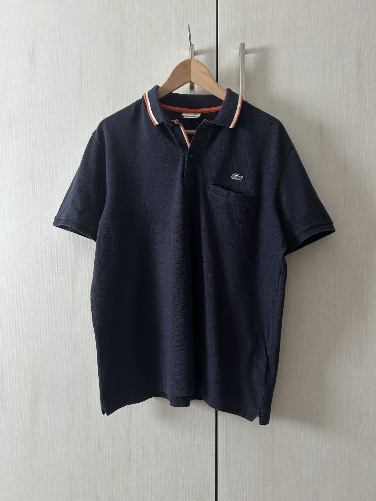 Lacoste Vintage Lacoste blue polos mens made in peru Size US M / EU 48-50 / 2 - 1 Thumbnail
