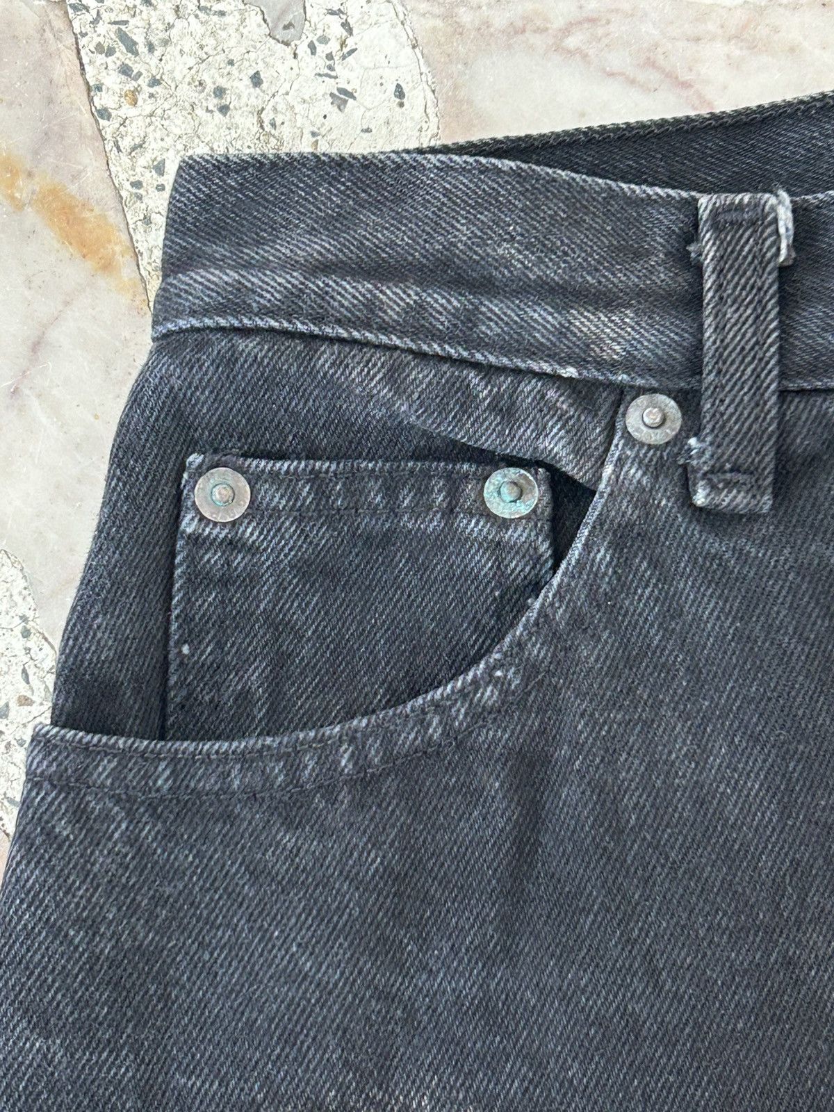 Gap Gap Slim Fit Faded Black Denim Size US 28 / EU 44 - 5 Thumbnail