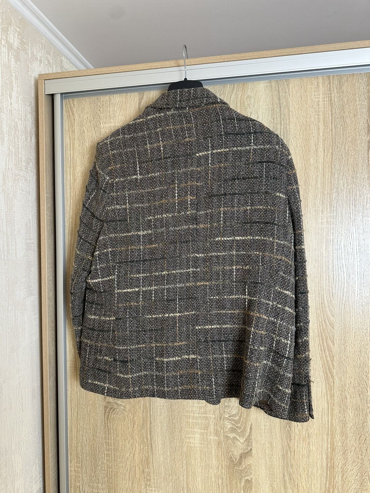 Vintage 🔥 Gianfranco Corneli Tweed Jacket Blazer Chanel Styled Size L / US 10 / IT 46 - 4 Thumbnail