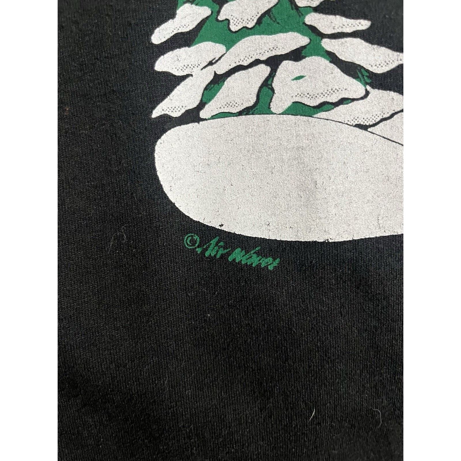 Fruit Of The Loom Vtg Air Waves Inc Christmas Shirt Santa Long Sleeve Sz XL Size US XL / EU 56 / 4 - 2 Thumbnail