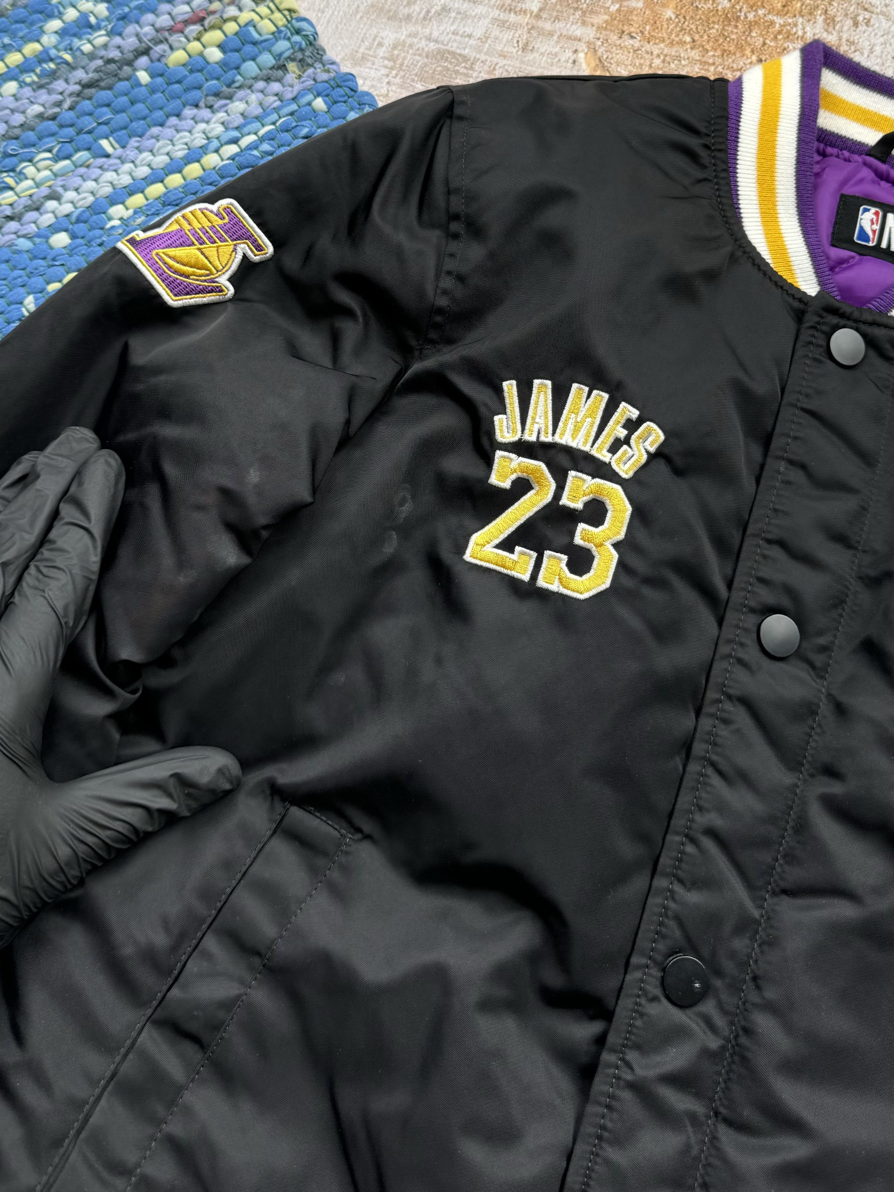 NBA NBA Vintage Bomber Jacket (123) Size S / US 4 / IT 40 - 4 Thumbnail