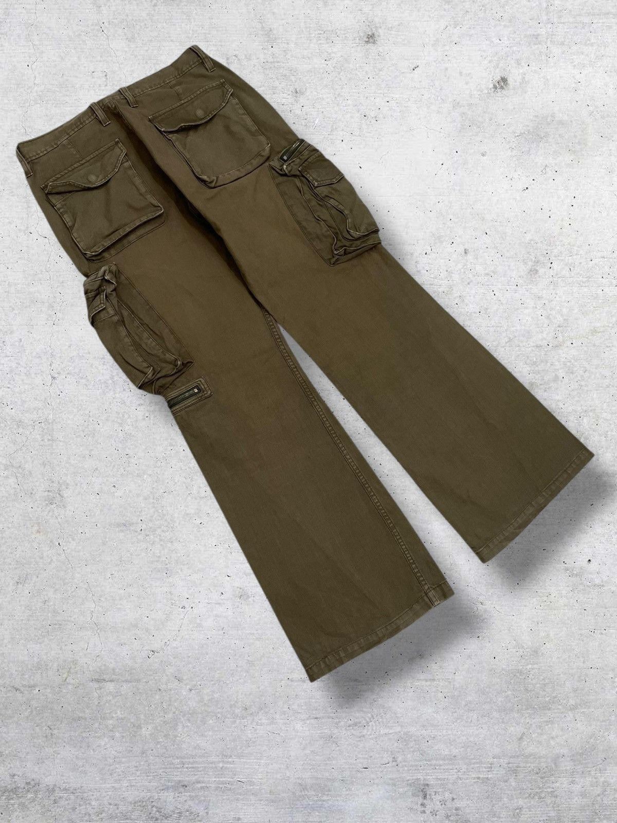 Japanese Brand VINTAGE TAKEO KIKUCHI JAPAN DESIGNER OG CARGO FLARED DENIM Size US 30 / EU 46 - 8 Thumbnail