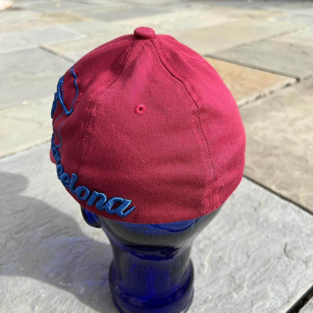 Other FCB Football Club Barcelona Dark Red Flexfit Hat Size ONE SIZE - 4 Thumbnail