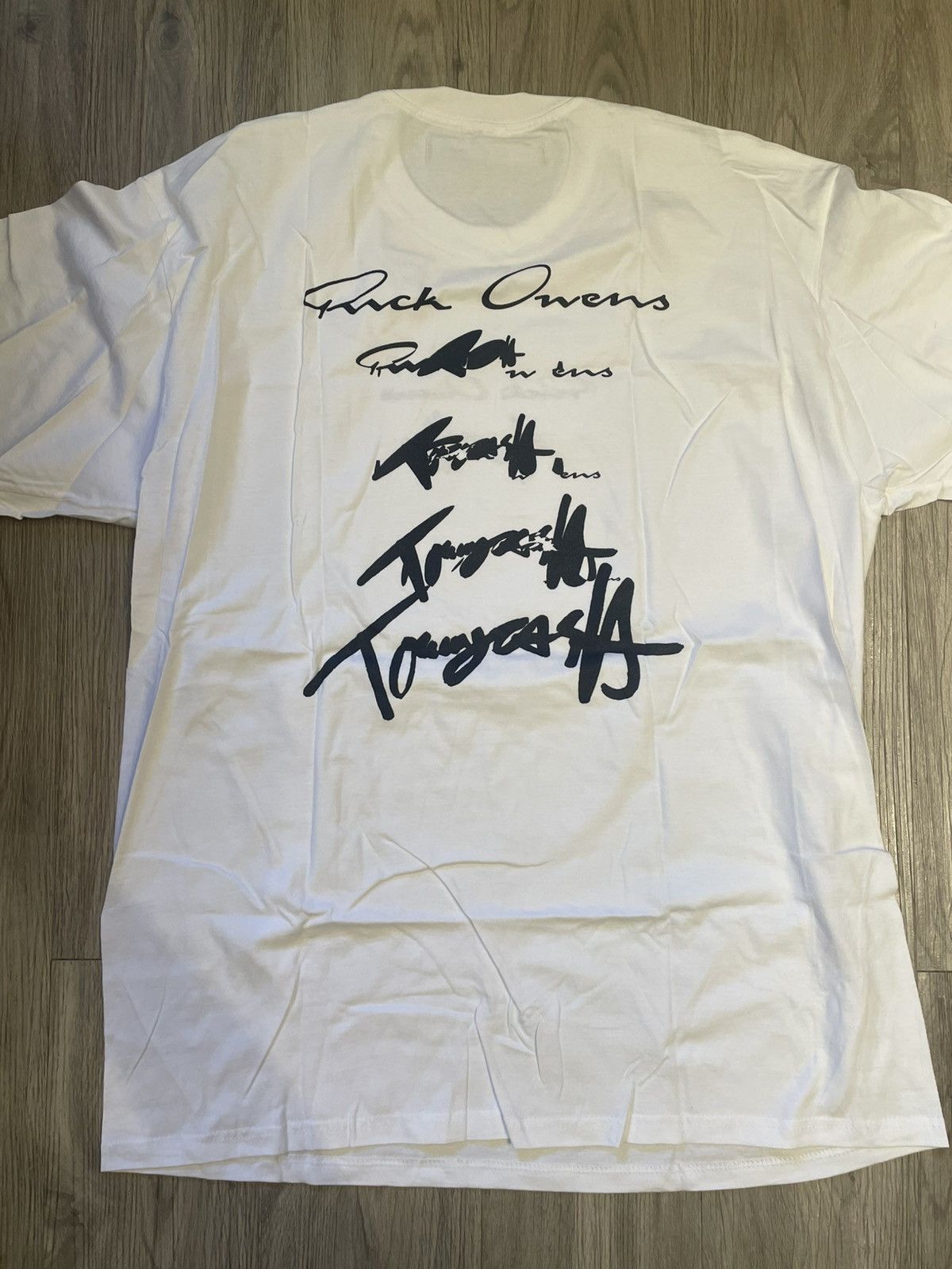 Rick Owens Drkshdw Rick Owens x Tommy Cash Tee Size US XL / EU 56 / 4 - 4 Thumbnail