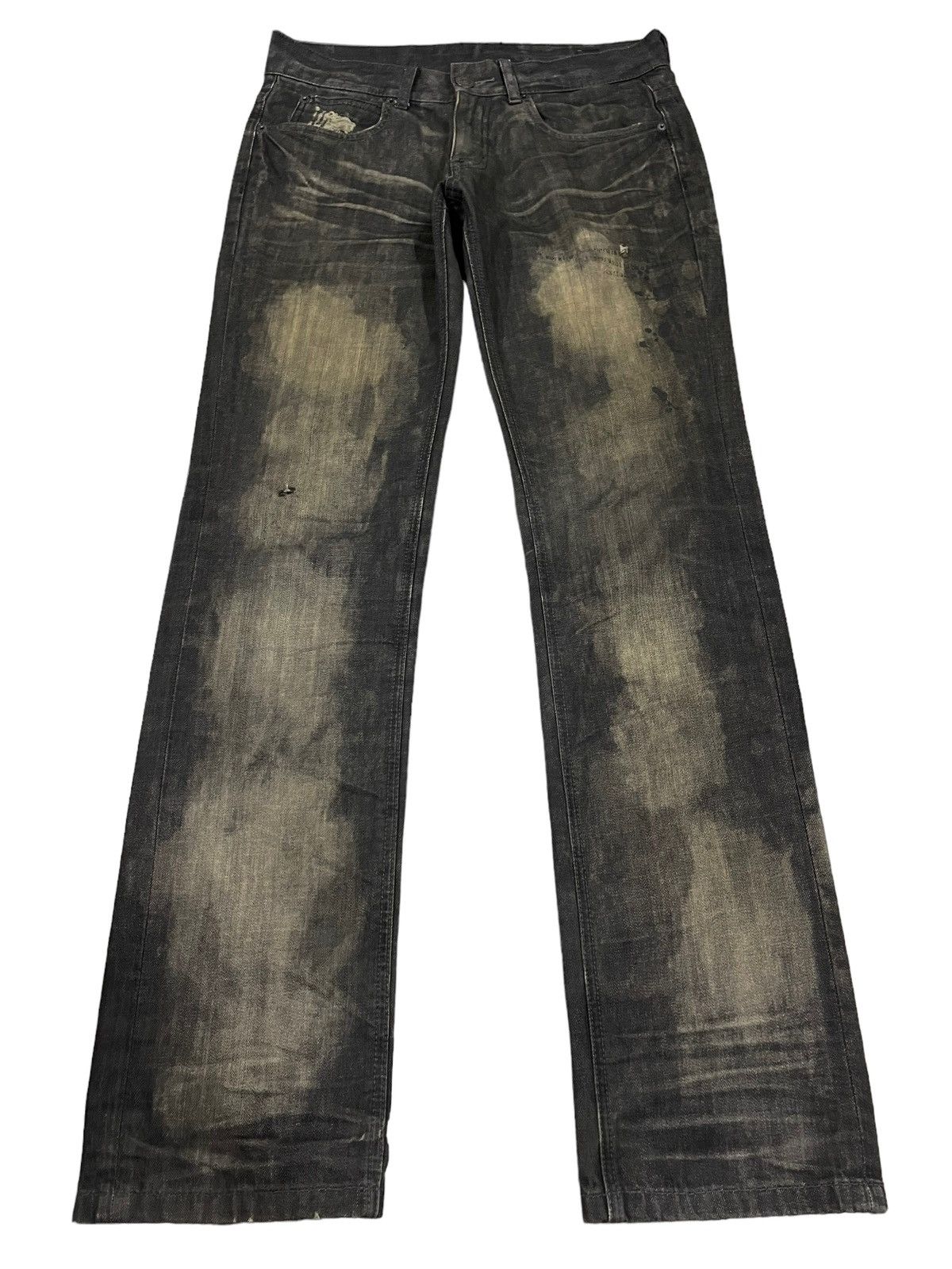 Japanese Brand Vintage Japanese Semantic Design Faded Wash Style Jeans Size US 32 / EU 48 - 1 Thumbnail