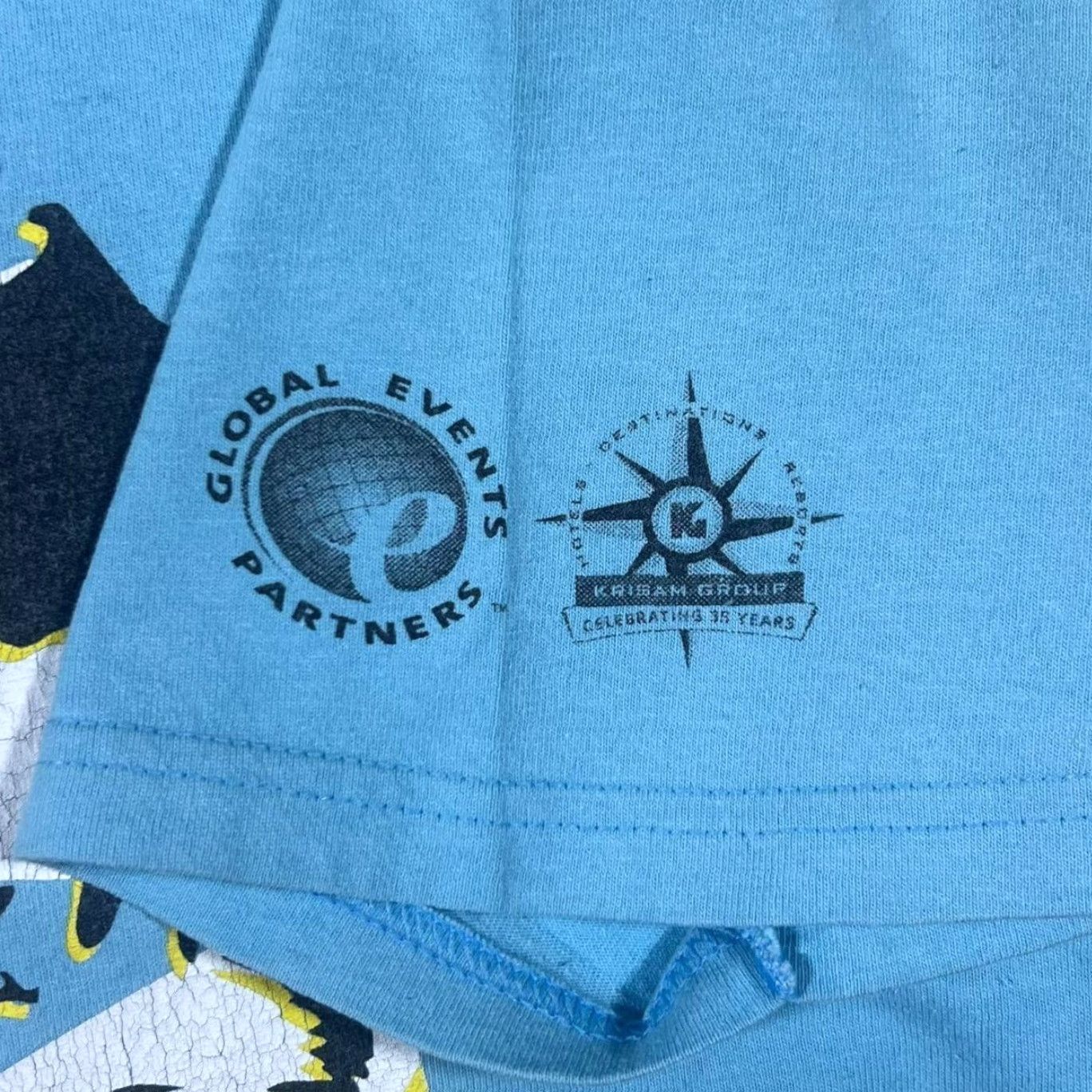 Port & Company Port & Company Early 00s Legends Graphic Blue T-Shirt Medium Mens Short Sleeve Round Neck Cotton Size US M / EU 48-50 / 2 - 5 Thumbnail