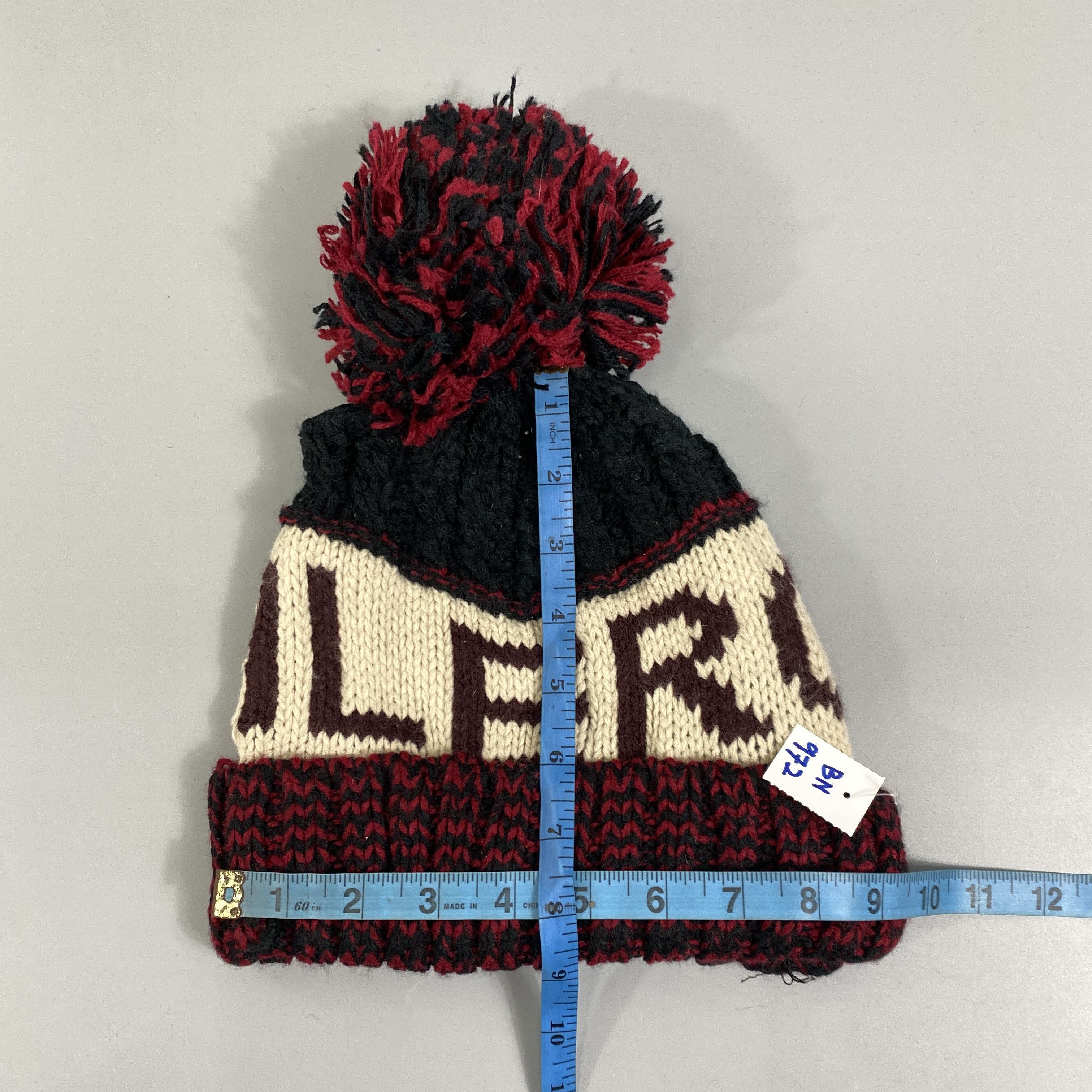Japanese Brand Knitted Snow Cap Beanie Hat Pom Pom -BN972 Size ONE SIZE - 5 Thumbnail