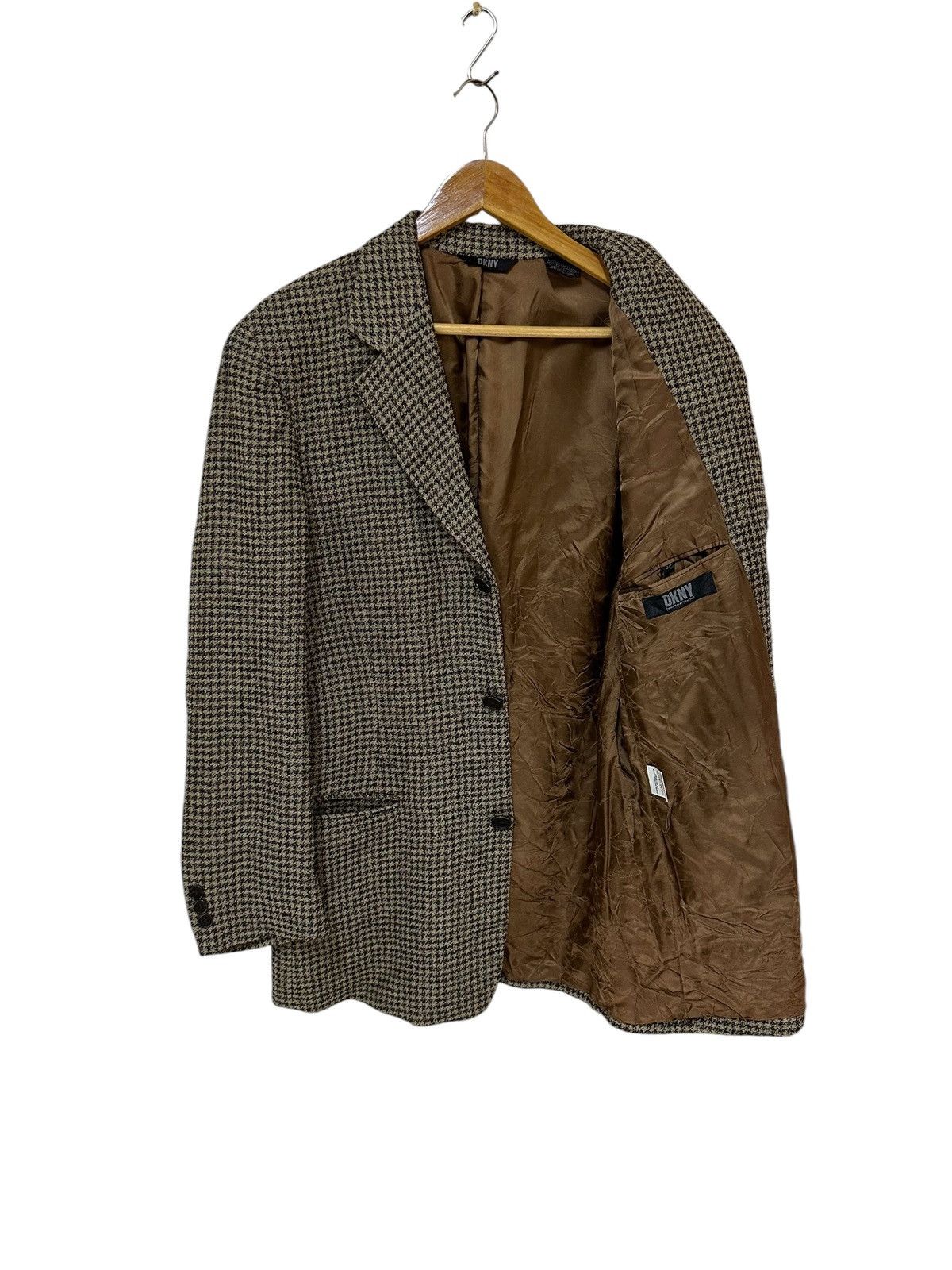 DKNY × Vintage Vintage Dkny Wool Blazzer Mens Size 38R - 3 Thumbnail