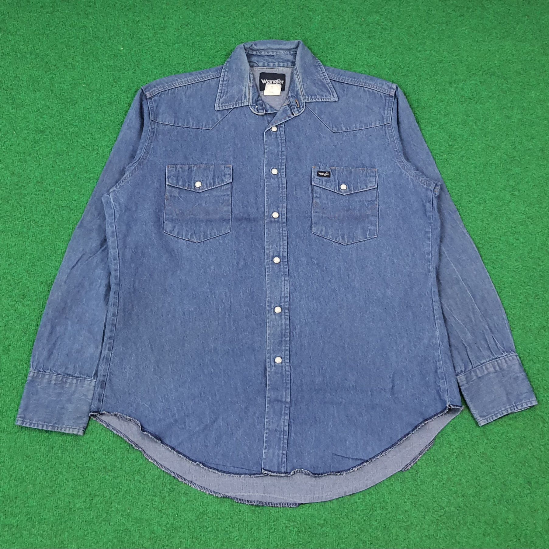 Wrangler Vintage Wrangler Denim Western Rugged Ranchwear C276N23 Size US L / EU 52-54 / 3 - 1 Thumbnail