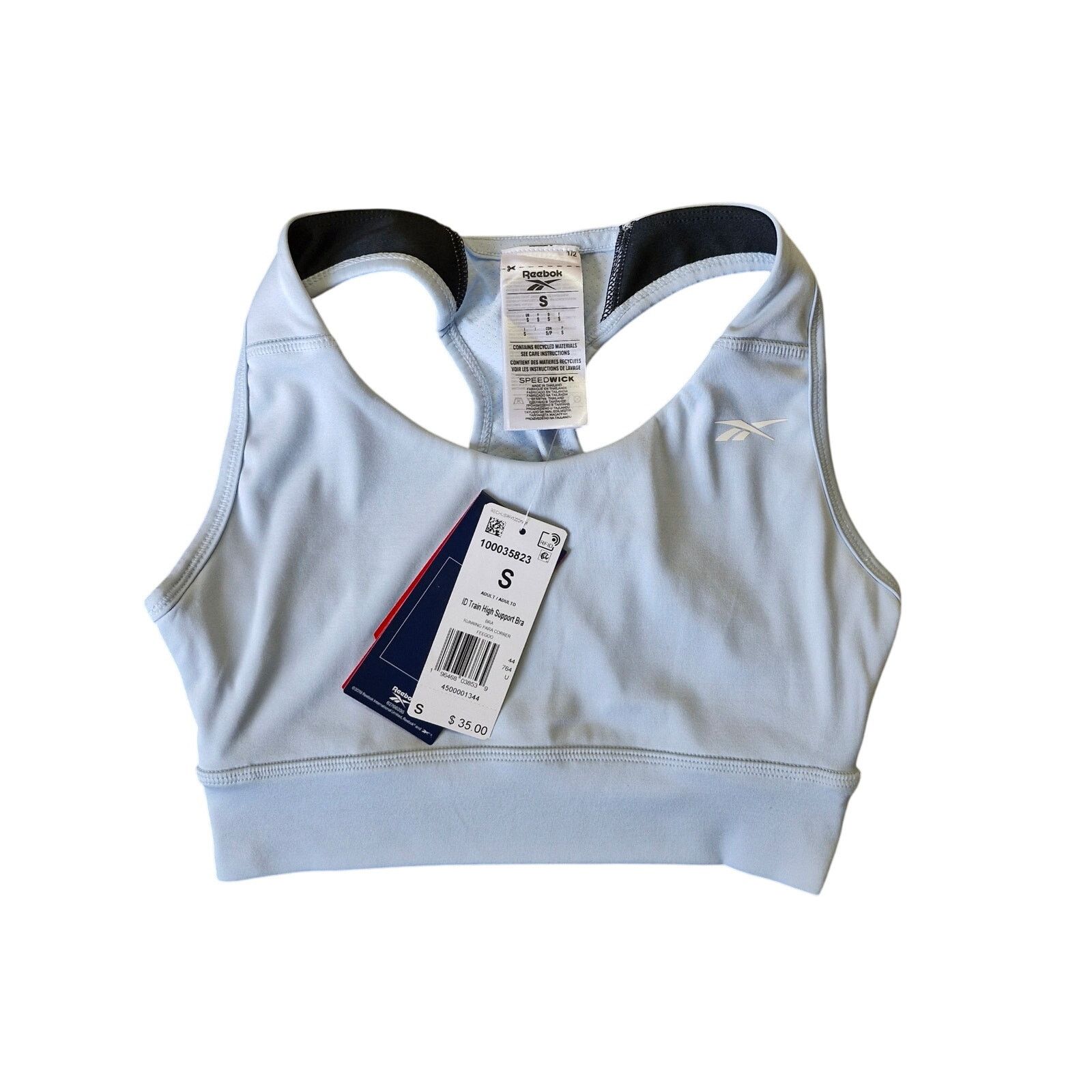 Reebok Reebok Running Essentials Sports Bra Womens Size S Blue Size M / US 6-8 / IT 42-44 - 1 Thumbnail