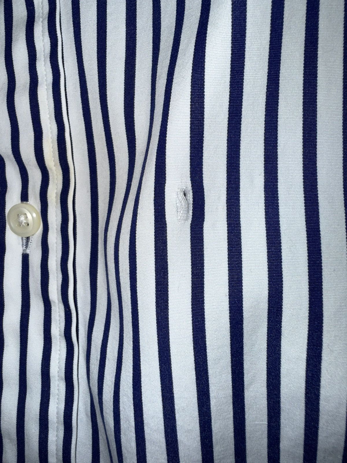 Ralph Lauren Vintage Polo Ralph Lauren Crest Shirt Big 3 Stripe XL Size US XL / EU 56 / 4 - 11 Thumbnail