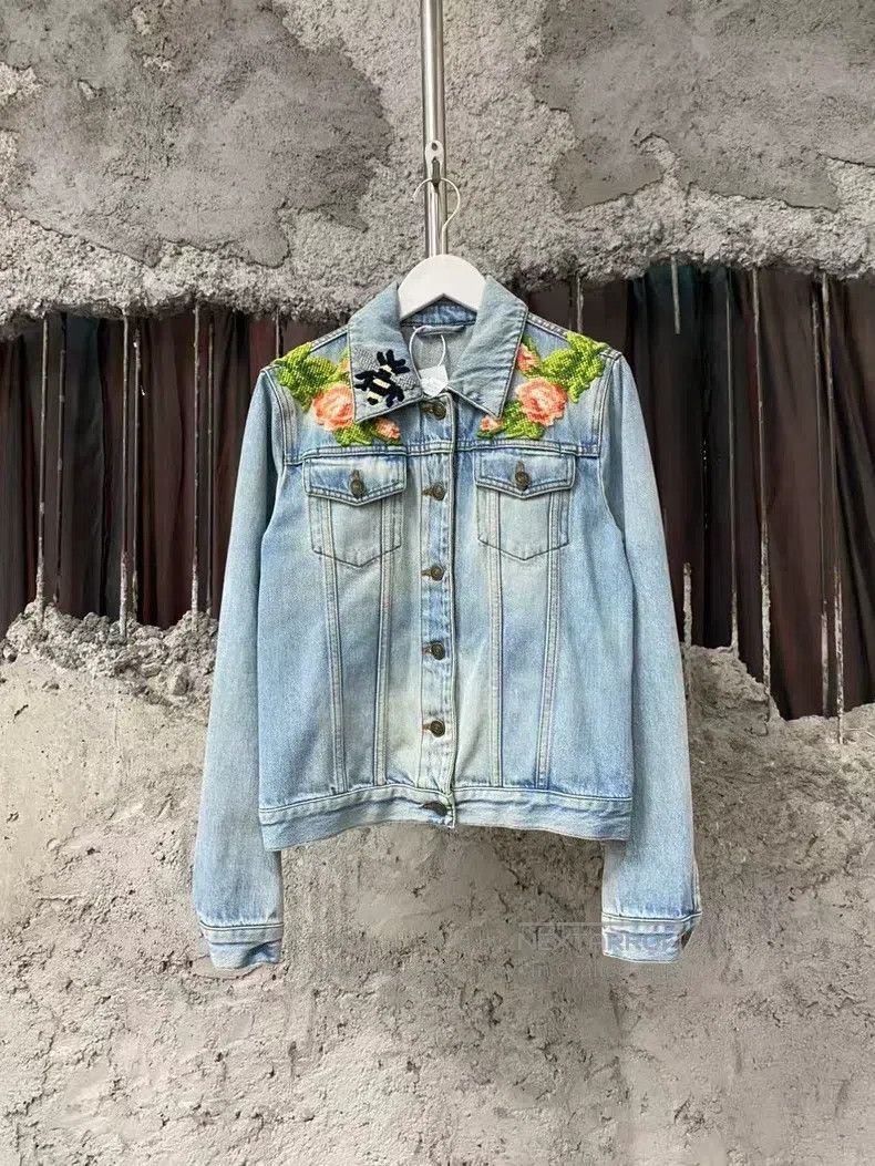 Gucci Gucci Denim jacket Size XS / US 0-2 / IT 36-38 - 1 Thumbnail