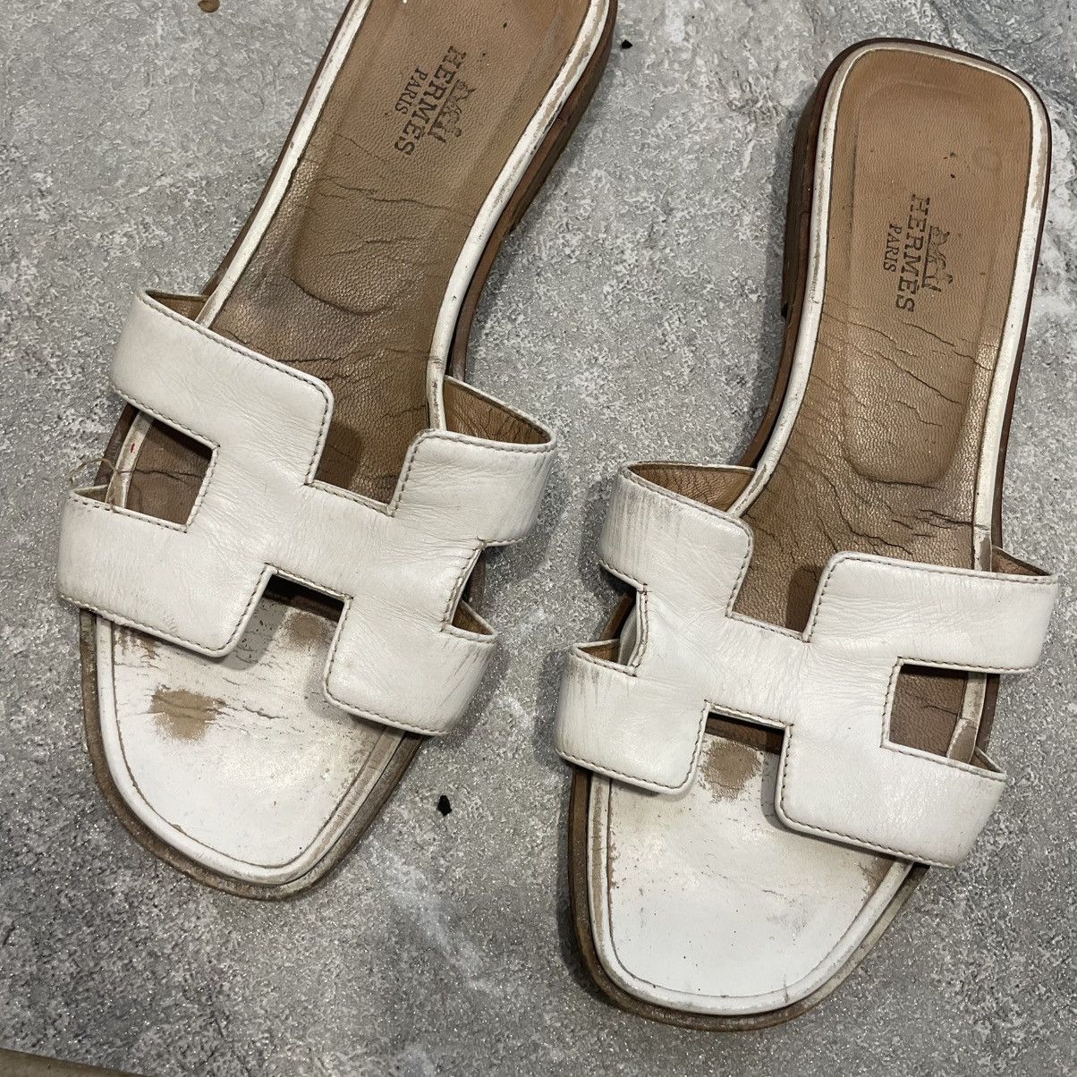 Hermes Hermes slip on old money luxury chypre flip flops Size US 6 / IT 36 - 2 Thumbnail