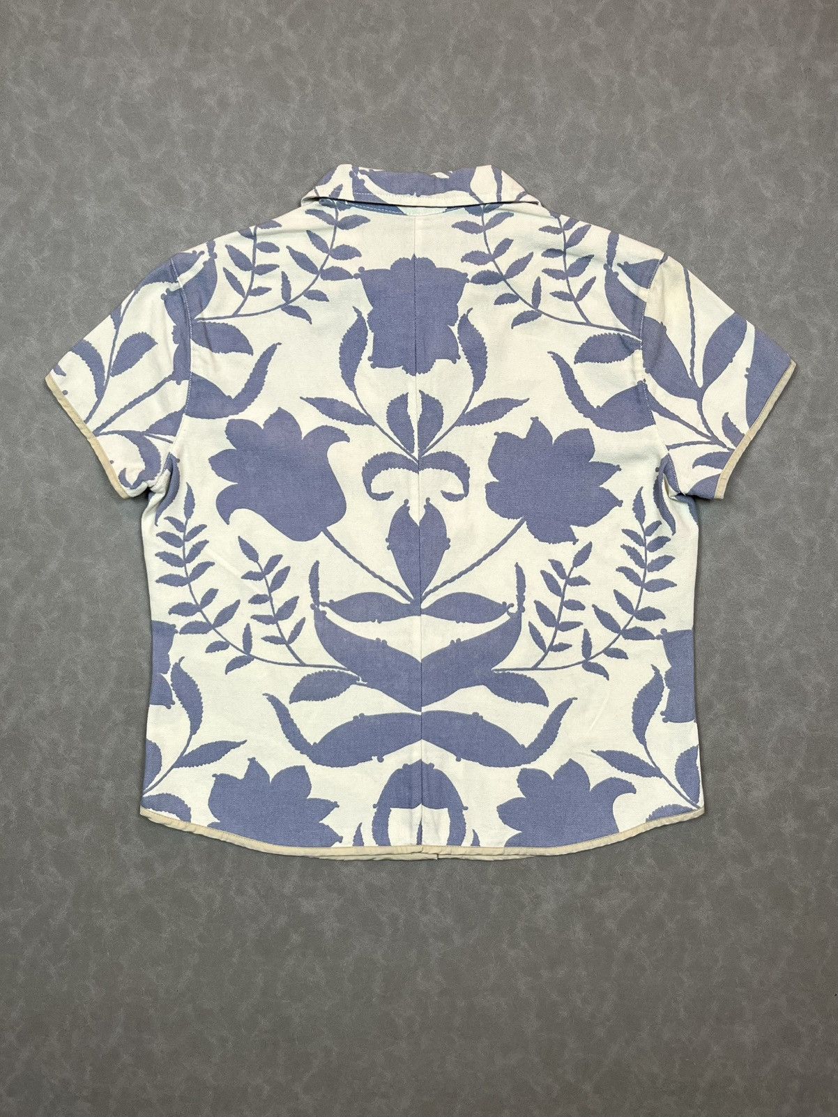 Prada Prada floral button up shirt Size S / US 4 / IT 40 - 2 Thumbnail