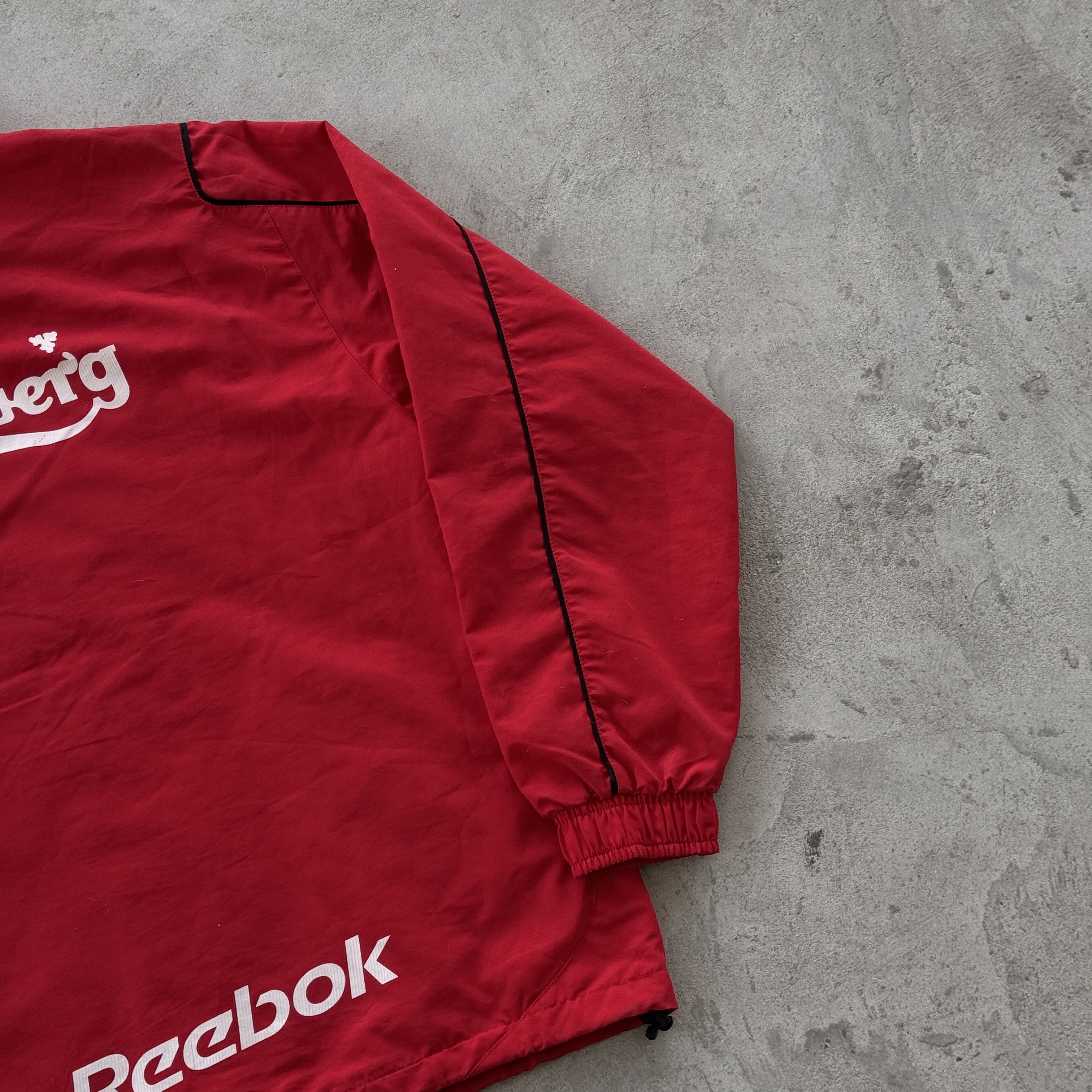 Reebok Vintage Reebok Liverpool FC Track Jacket Red Full Zip Size M Size US M / EU 48-50 / 2 - 6 Thumbnail