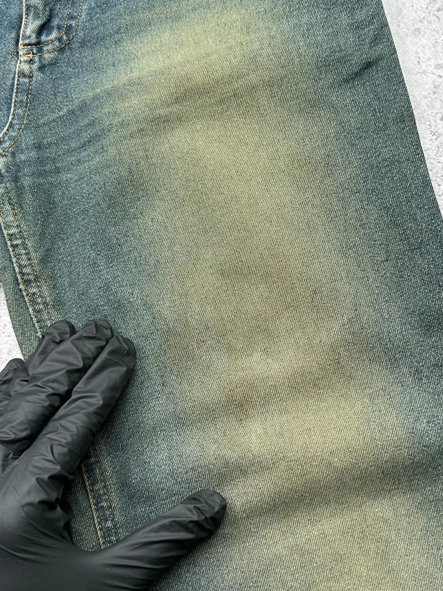 Japanese Brand Vintage Faded Flare Jeans C342(V617) Size 25" / US 0 / IT 36 - 6 Thumbnail
