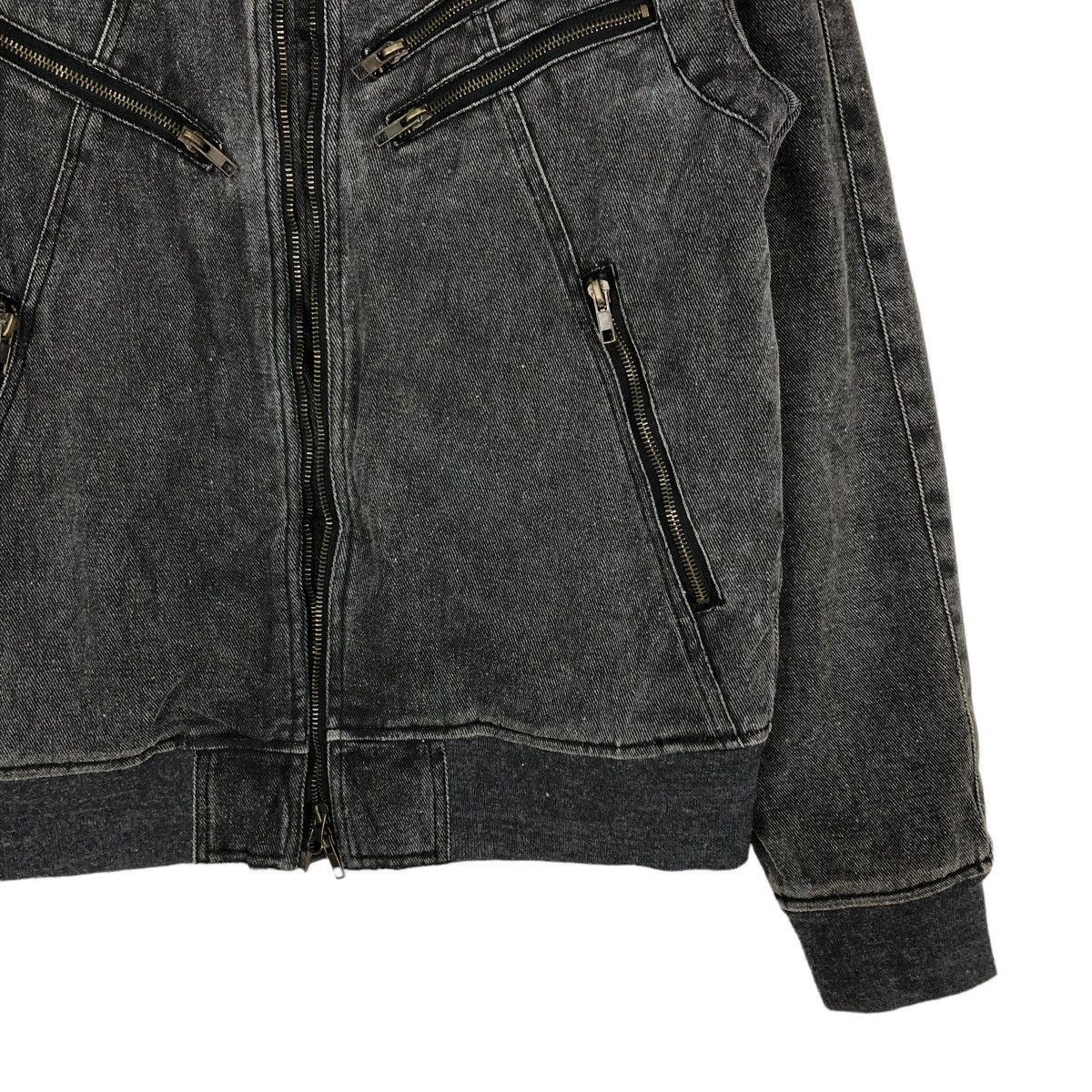 Hysteric Glamour 🔥VINTAGE BIKER JACKET BRTHBREATH MULTI ZIPPER POCKETS Size US M / EU 48-50 / 2 - 7 Thumbnail
