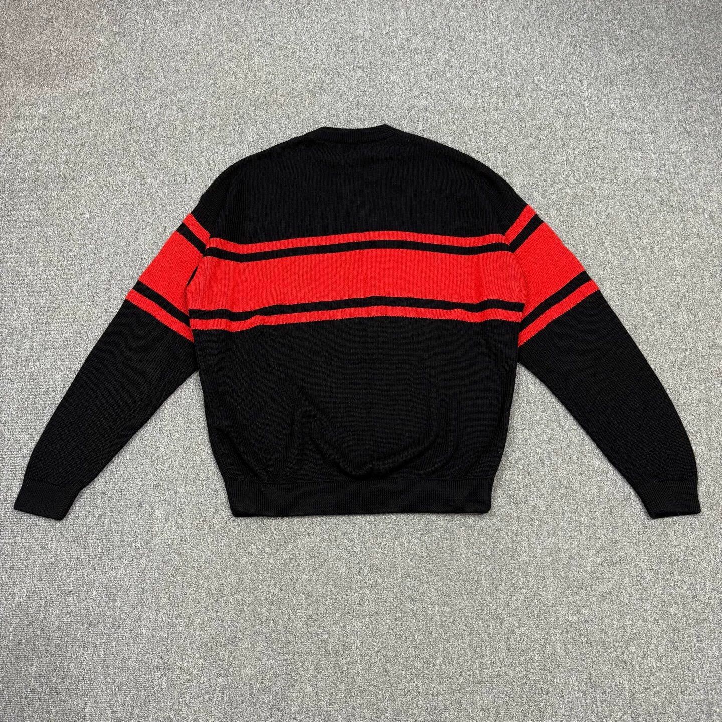 Versace Versace Men's Black Wool Sweater 50 Size US M / EU 48-50 / 2 - 2 Thumbnail