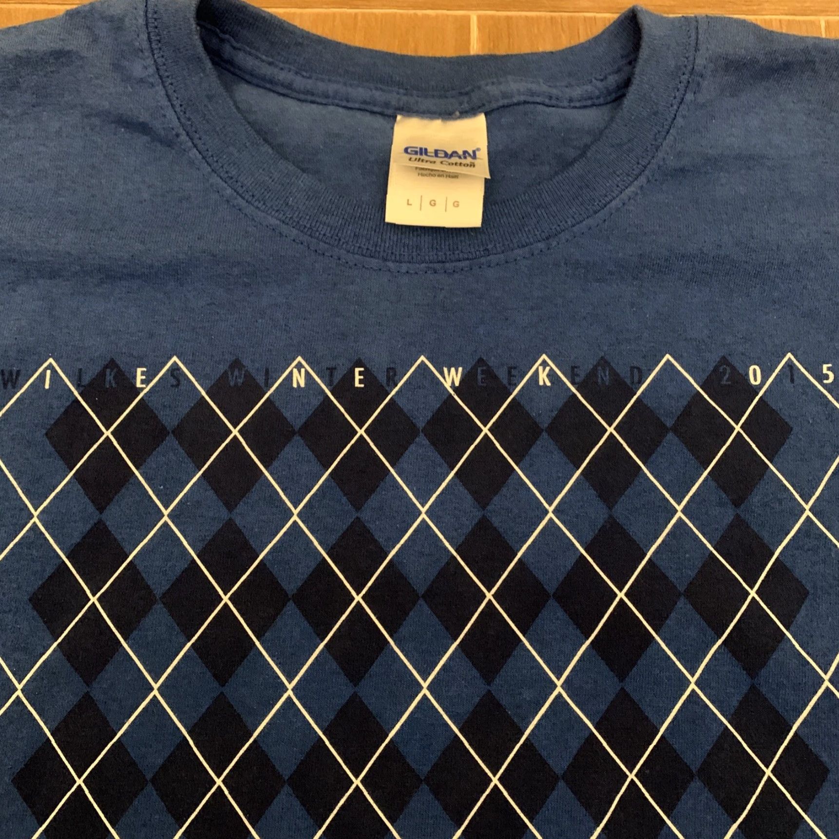 Gildan Wilkes University Winter Weekend Caddy Shack Funny T-Shirt Size L Unisex Adults Blue N/A Size US L / EU 52-54 / 3 - 4 Thumbnail