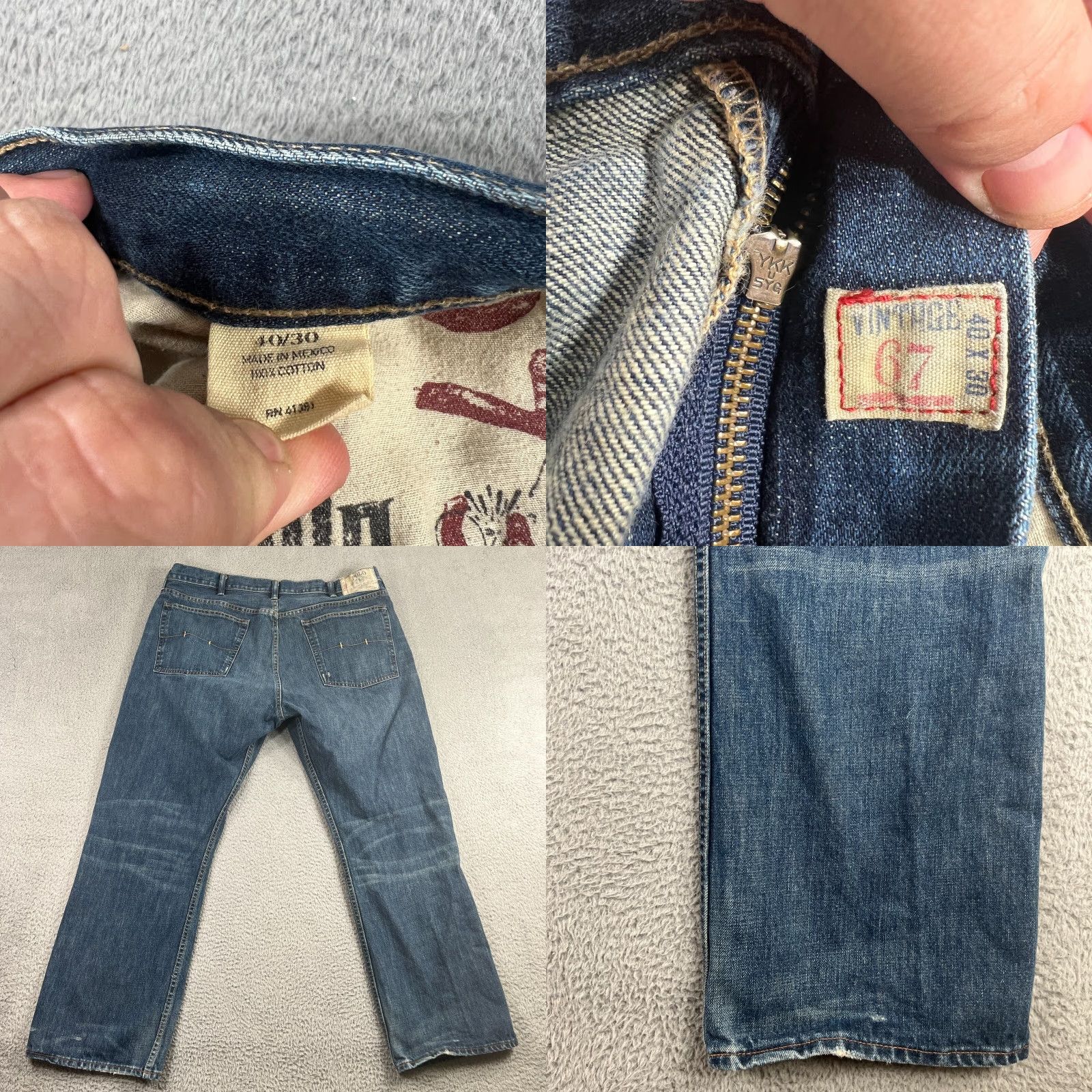 Polo Ralph Lauren Polo Ralph Lauren Jeans Men 42x31 Denim Blue Regular Straight Mens Size US XL / EU 56 / 4 - 8 Thumbnail