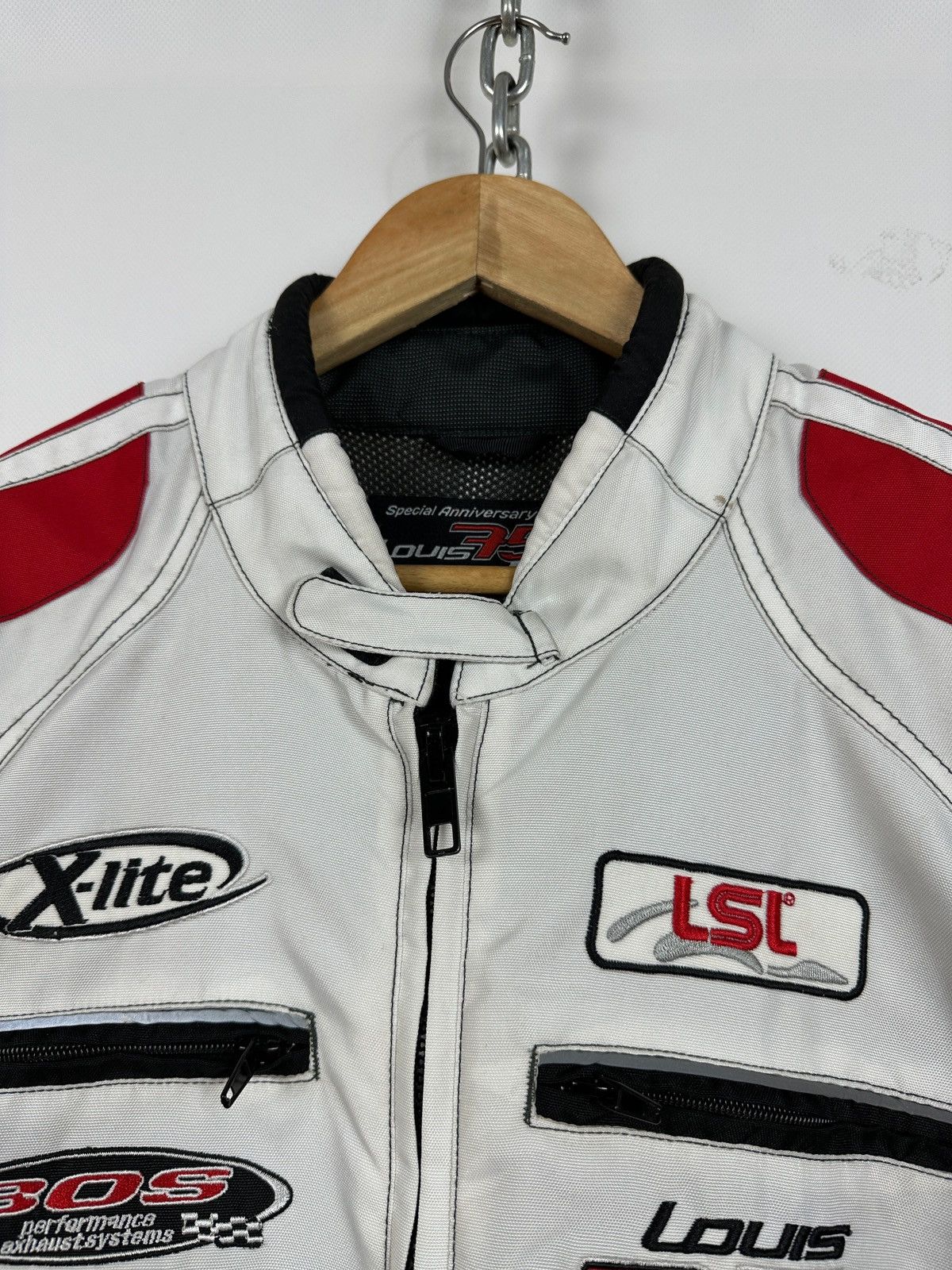 Vintage Vintage Bridgestone Louis 75 Motorcycle Racing Jacket Size US L / EU 52-54 / 3 - 13 Thumbnail