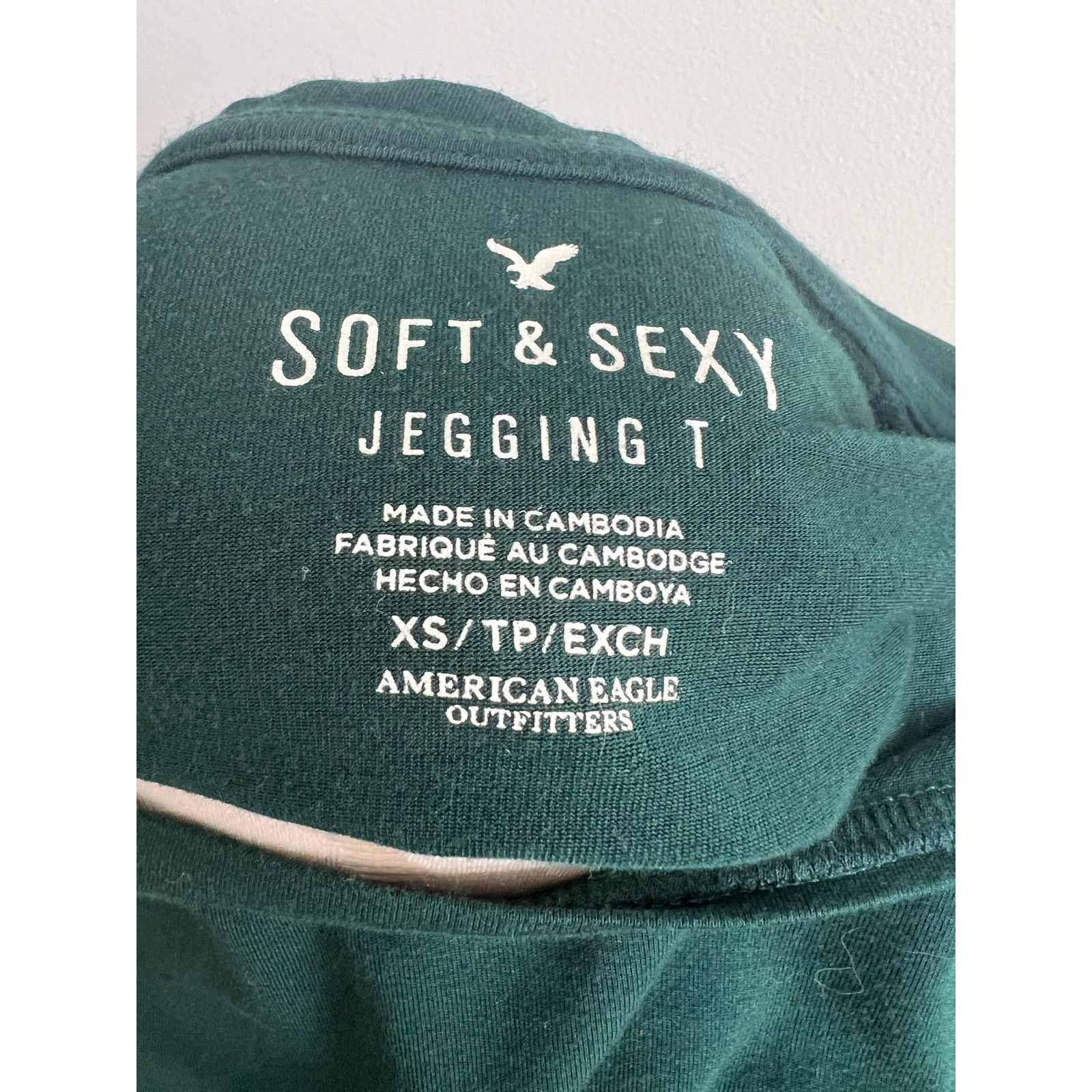 American Eagle Outfitters AEO Junior's Soft & Sexy Long Sleeve Jegging T-shirt XS Size XS / US 0-2 / IT 36-38 - 6 Thumbnail