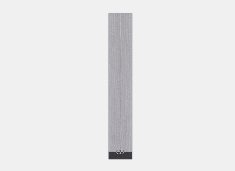 Dior o1w1db11025 513ME0 Size : OS / CD Icon Scarf in Gray Size ONE SIZE - 3 Thumbnail