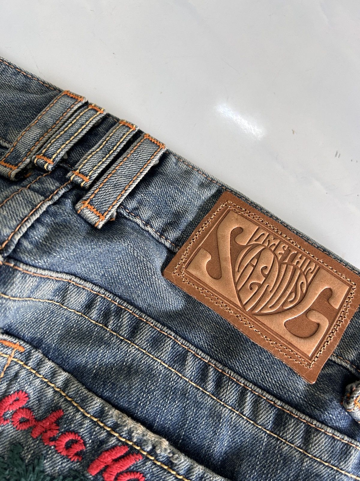 Japanese Brand × Vintage Vintage Japanese EDWIN Something bush pant flare Jeans Size US 29 - 8 Thumbnail