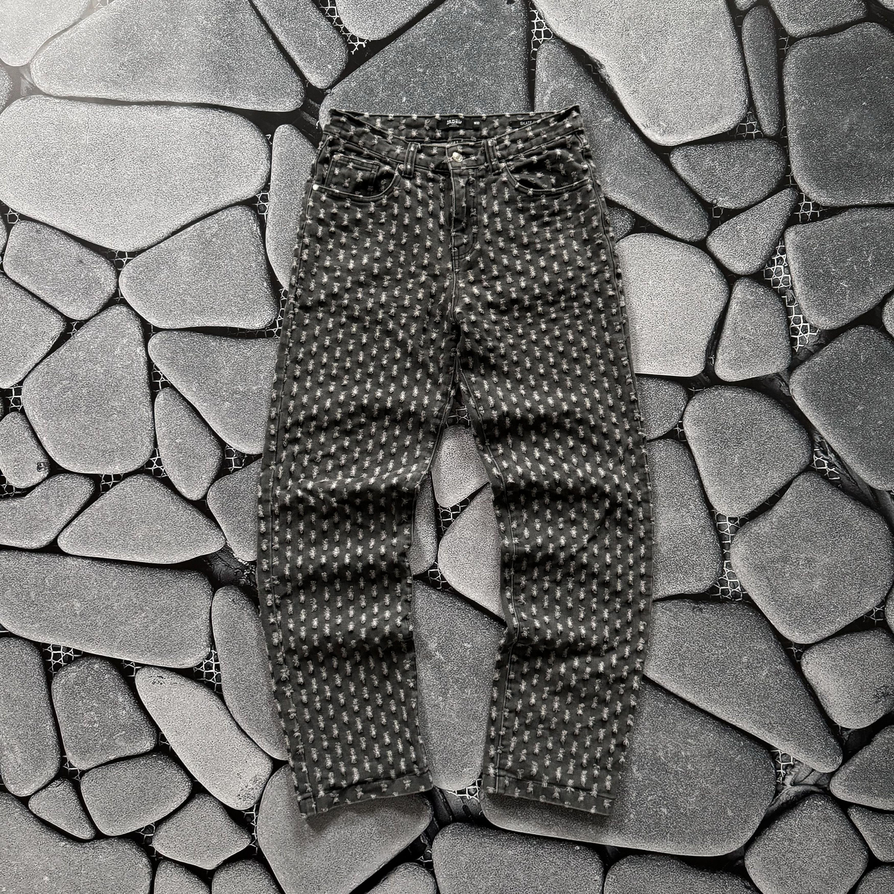 Jaded London JADED LONDON DISTRESSED SKATE FIT JEANS OPIUM STYLE Y2K Size US 32 / EU 48 - 1 Thumbnail