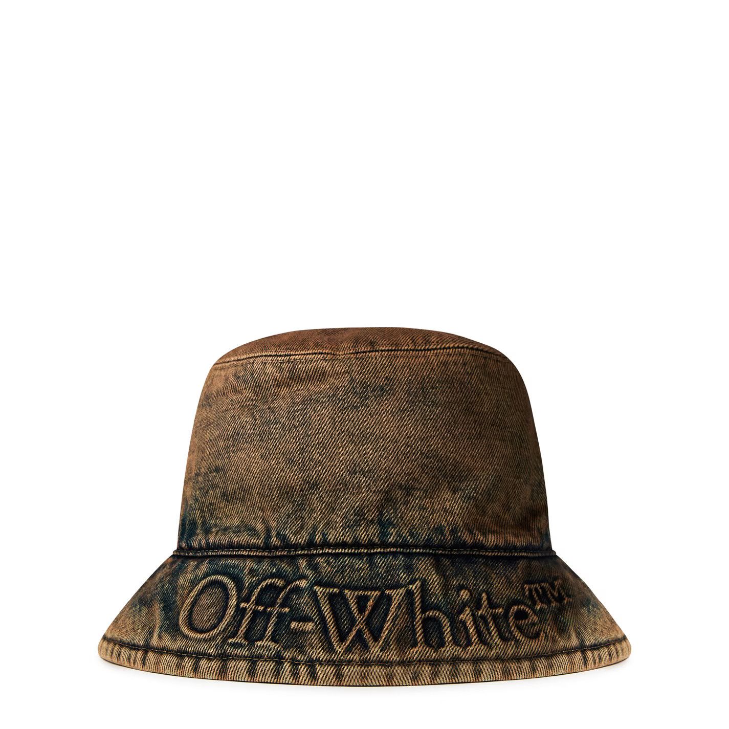 Off-White o1g2r1mq0125 Size: OS / Bucket Hat / Cap in Brown Size ONE SIZE - 1 Thumbnail