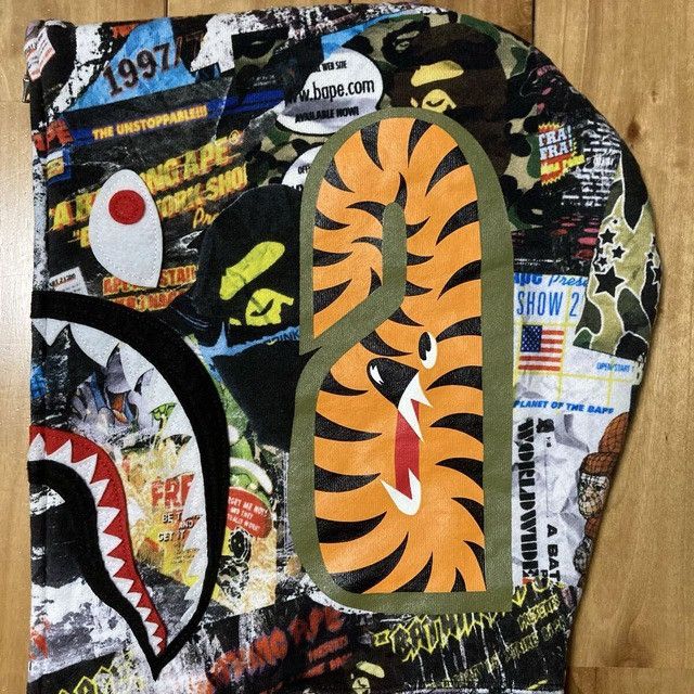 Bape BAPE Flyer Pattern Shark Full Zip Hoodie a bathing ape Size US S / EU 44-46 / 1 - 6 Thumbnail