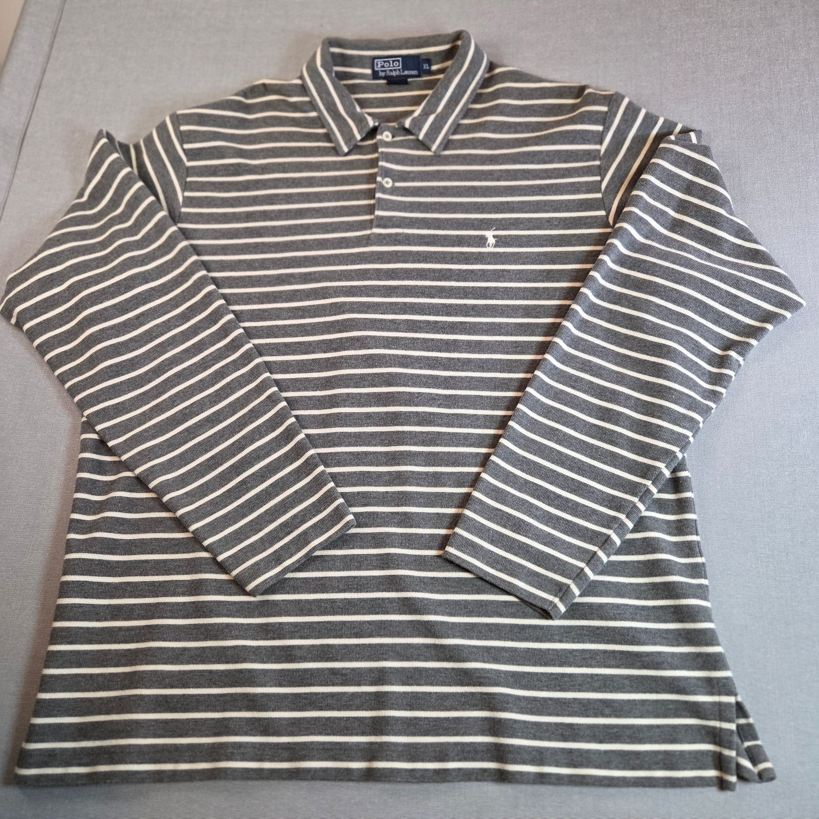 Polo Ralph Lauren Vintage Polo Ralph Lauren Striped Long Sleeve Shirt XL Size US XL / EU 56 / 4 - 1 Thumbnail