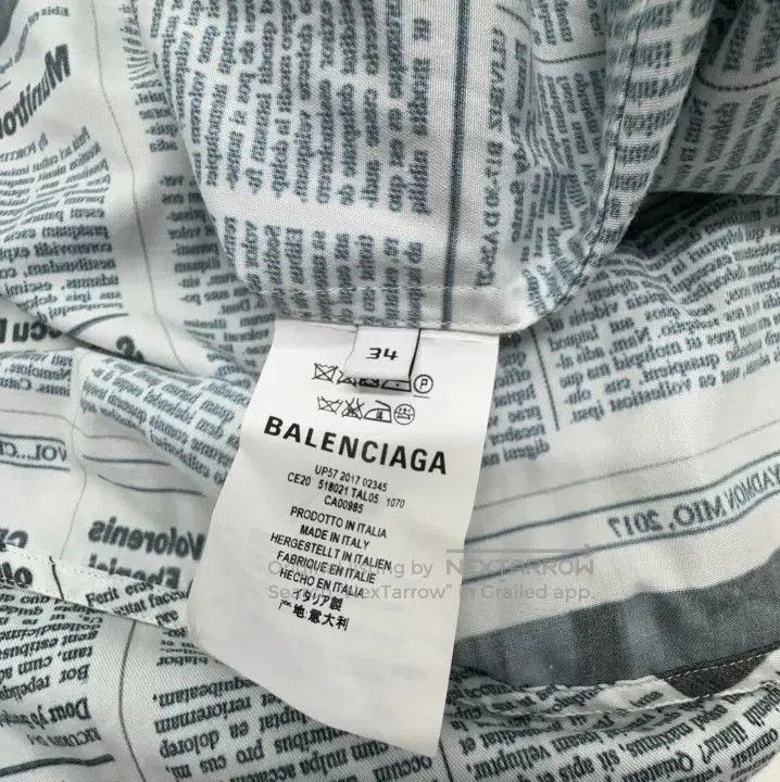 Balenciaga Balenciaga Casual Chic Long Sleeve Shirt. Size US S / EU 44-46 / 1 - 4 Thumbnail
