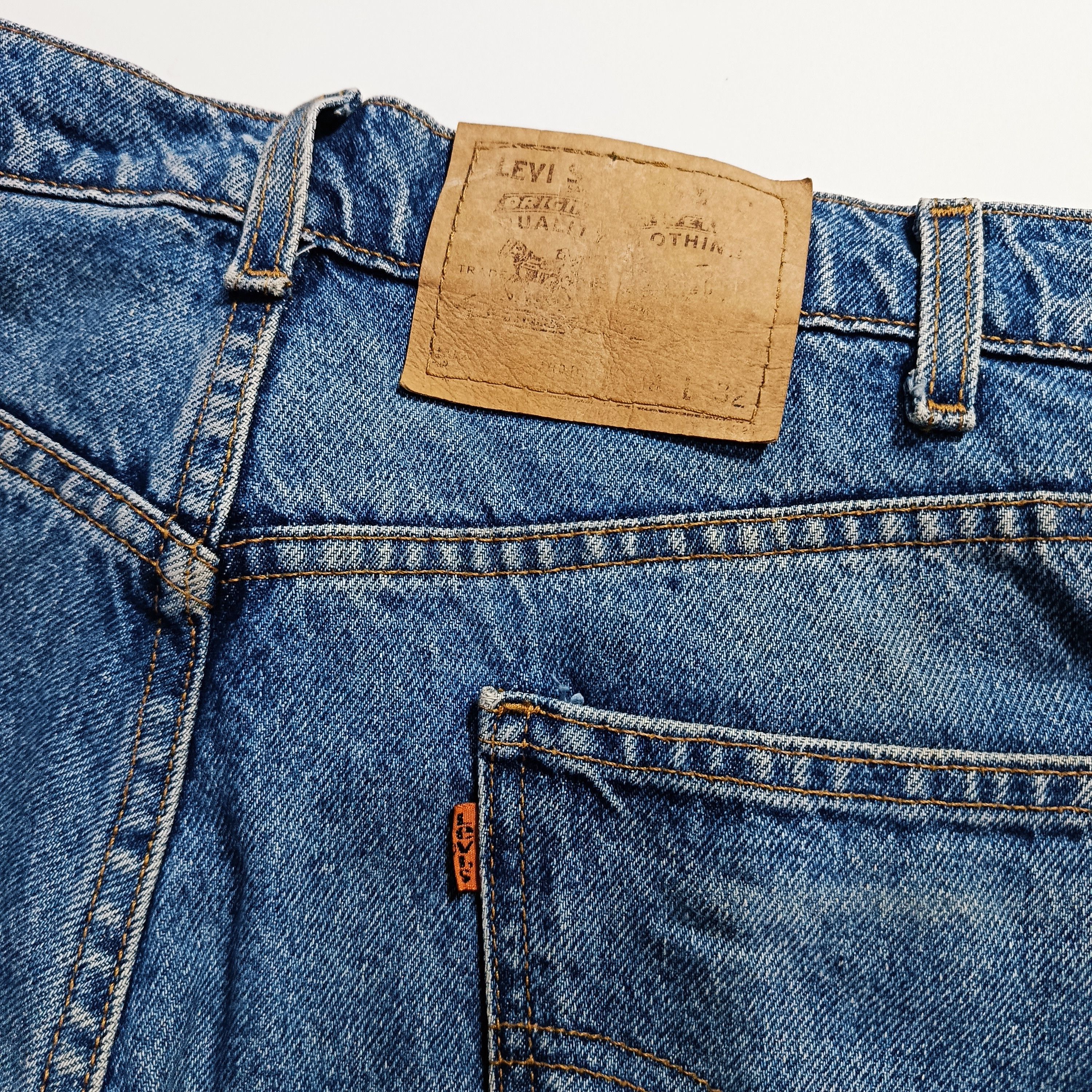 Levi's Vintage Levi’s 550 Orange Tab Jeans Size US 34 / EU 50 - 5 Thumbnail