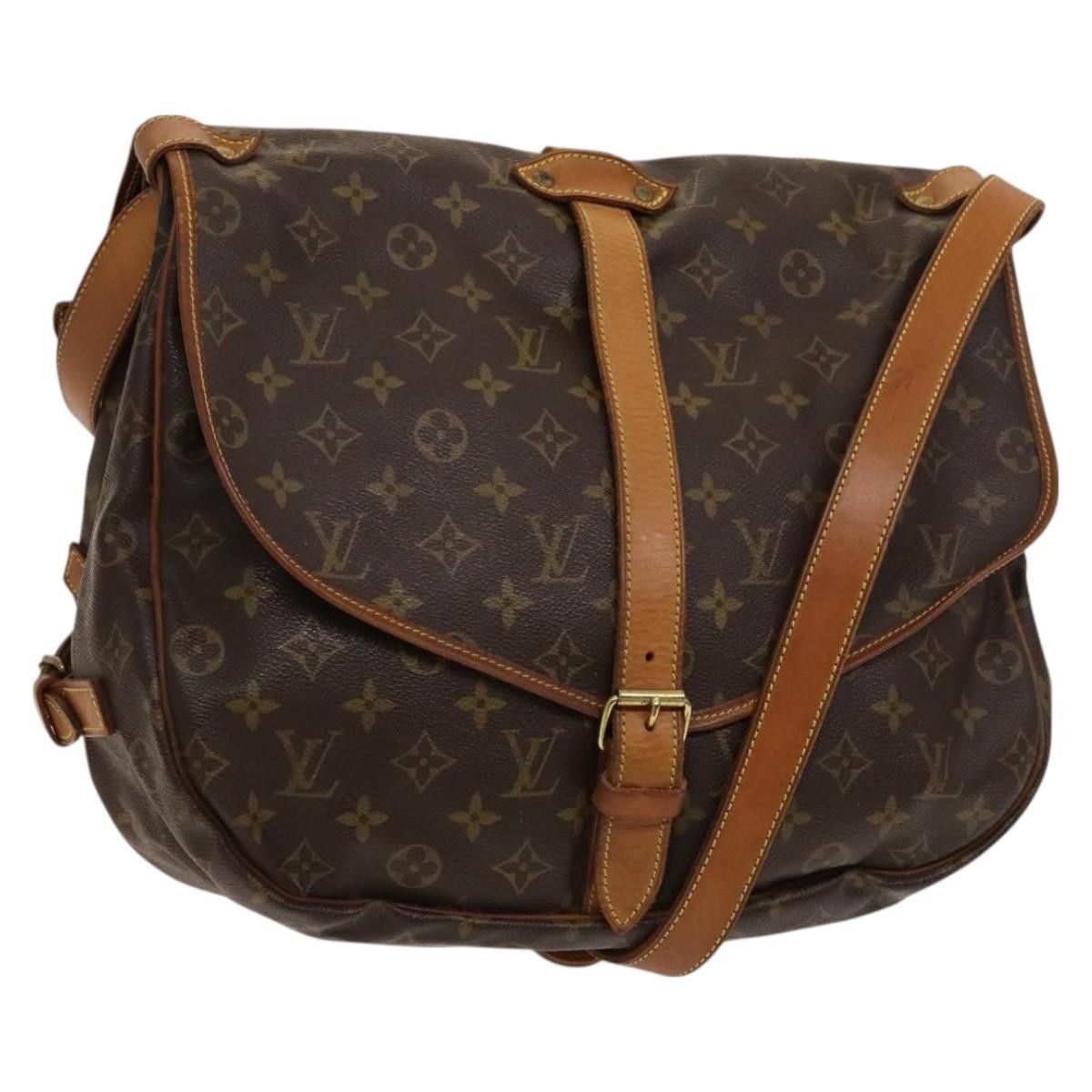 Louis Vuitton LOUIS VUITTON Monogram Saumur 35 Shoulder Bag M42254 Size ONE SIZE - 1 Thumbnail