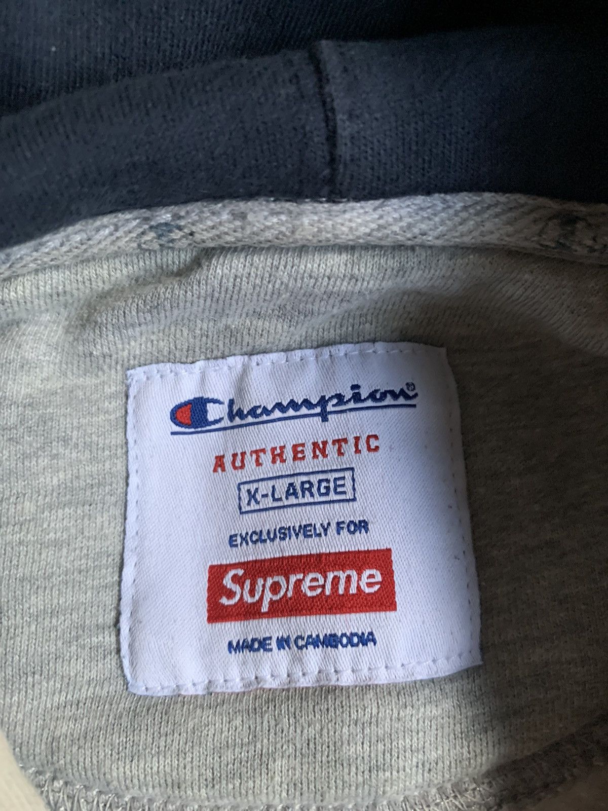 Champion × Supreme SS 15 Supreme x Champion Pullover Hoodie Size US XL / EU 56 / 4 - 4 Thumbnail