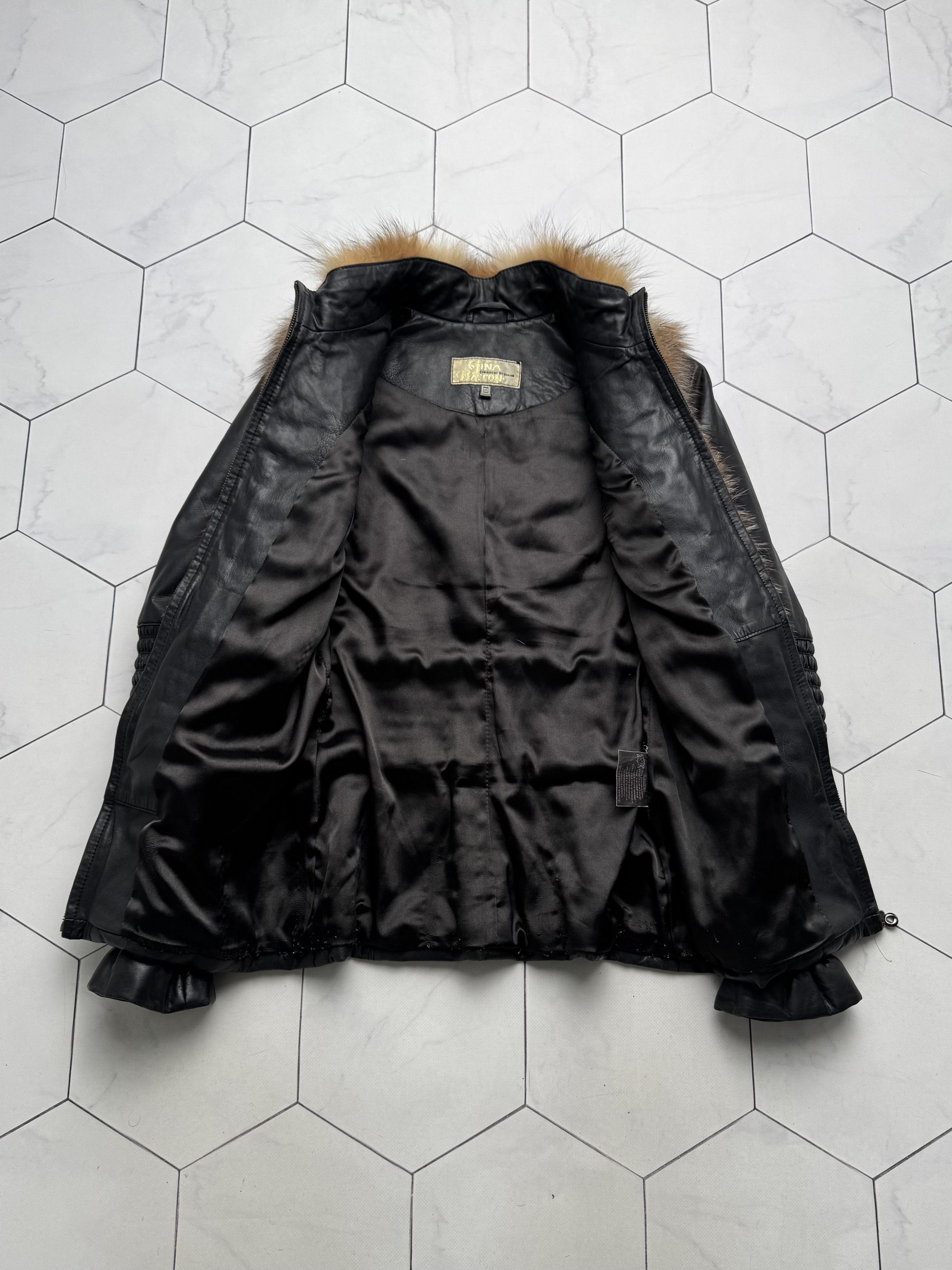 Vintage Vintage Real Lambskin Jacket With Real Fur Details E2D15 Size XS / US 0-2 / IT 36-38 - 9 Thumbnail