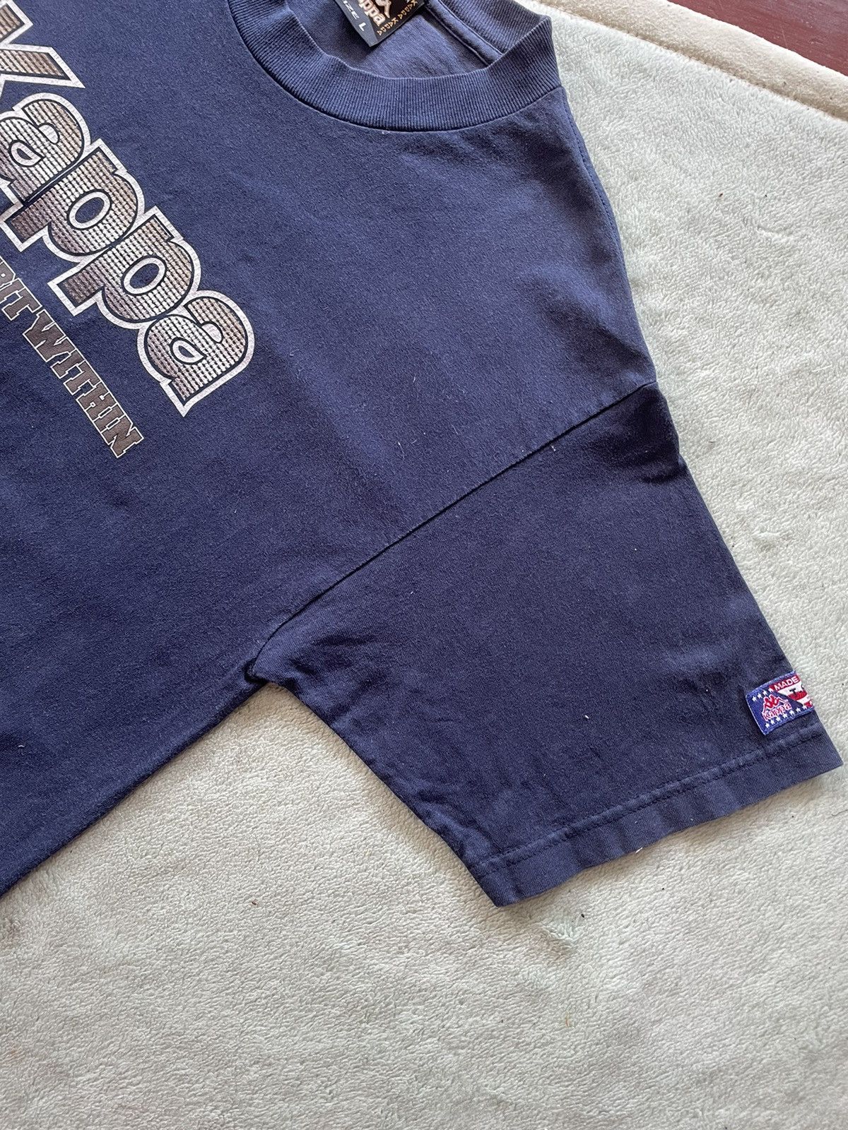 Kappa × Vintage Vintage 90s Kappa Tee Size US L / EU 52-54 / 3 - 4 Thumbnail