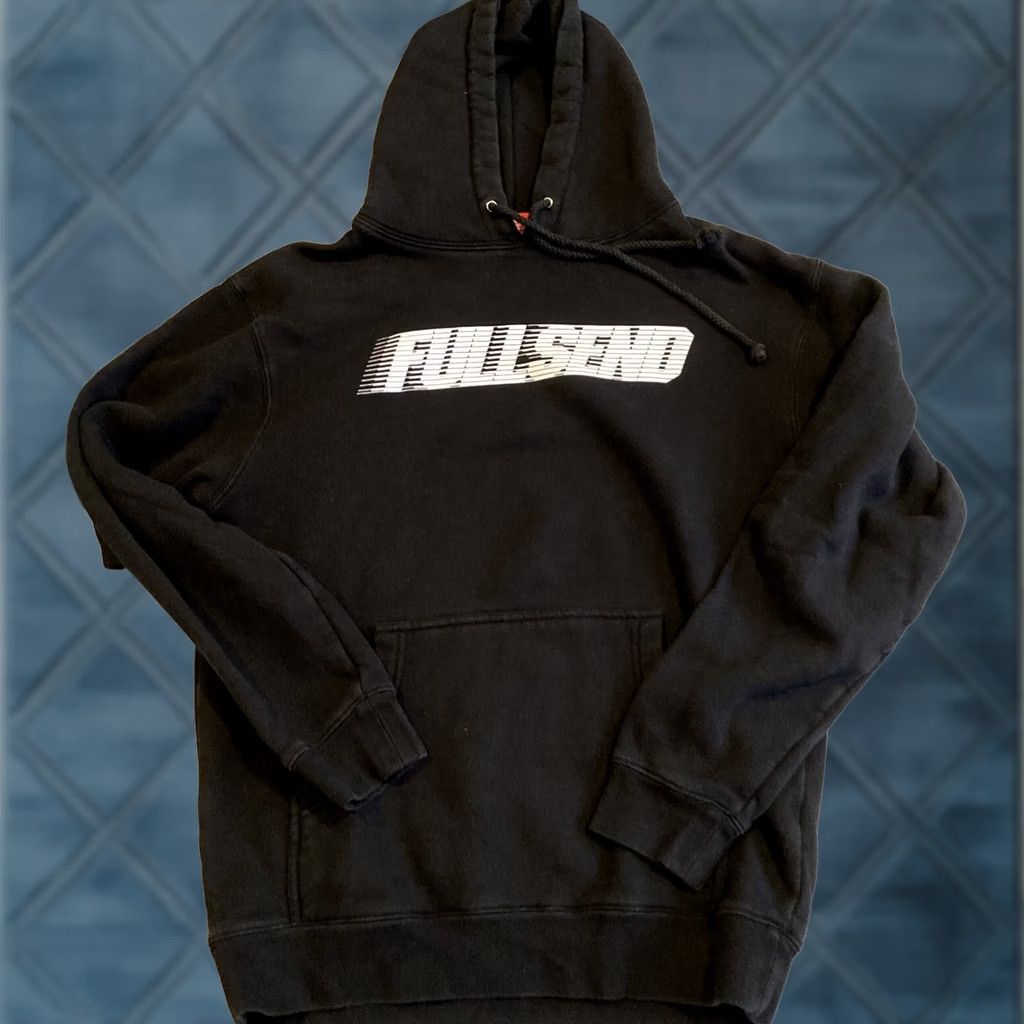 Logo 7 Nelk Boys - Full Send - Black Graphic Spellout Logo - Hoodie - Mens Size SMALL Size US S / EU 44-46 / 1 - 1 Thumbnail
