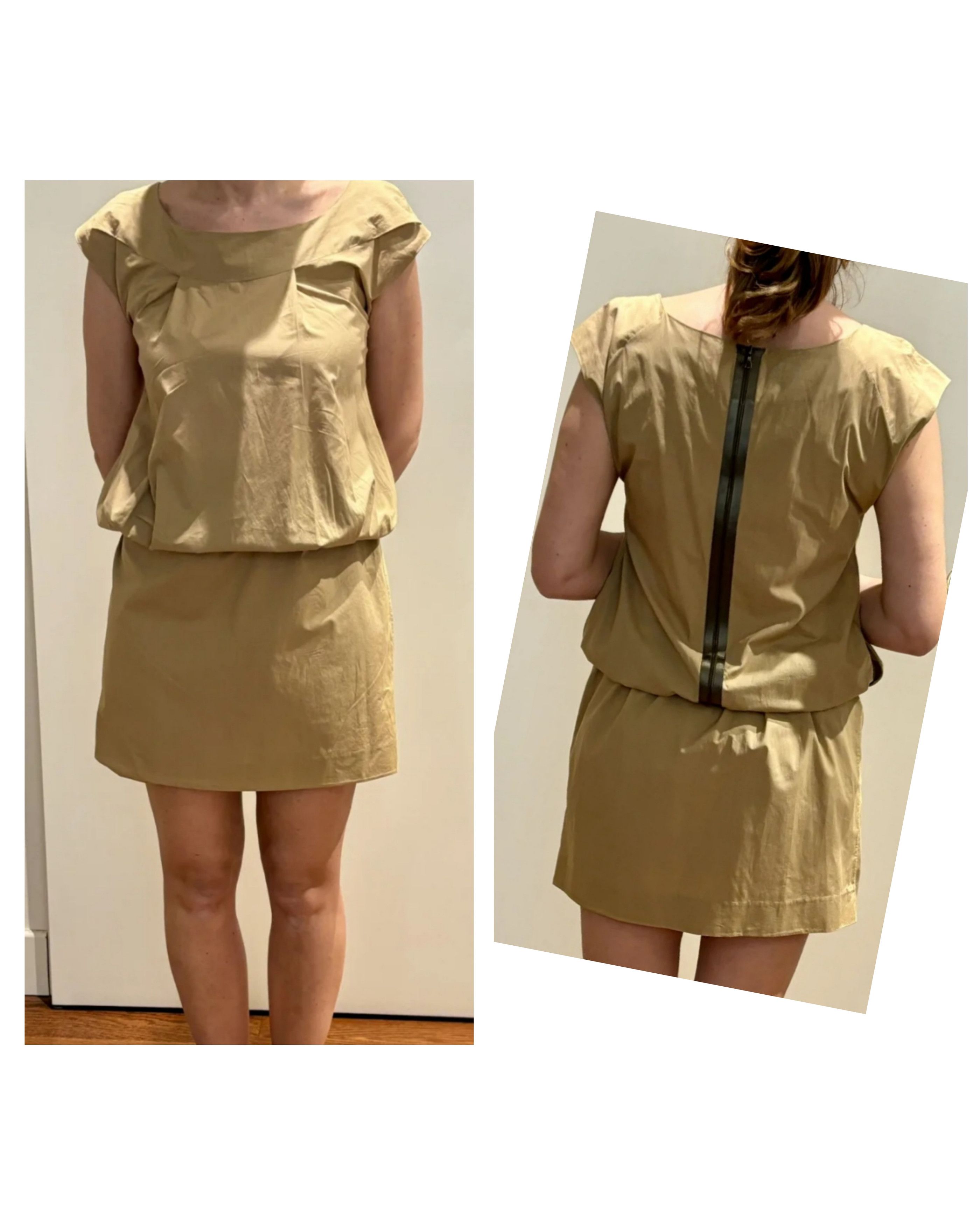 Marni Mini Dress Marni Khaki Size S / US 4 / IT 40 - 10 Thumbnail