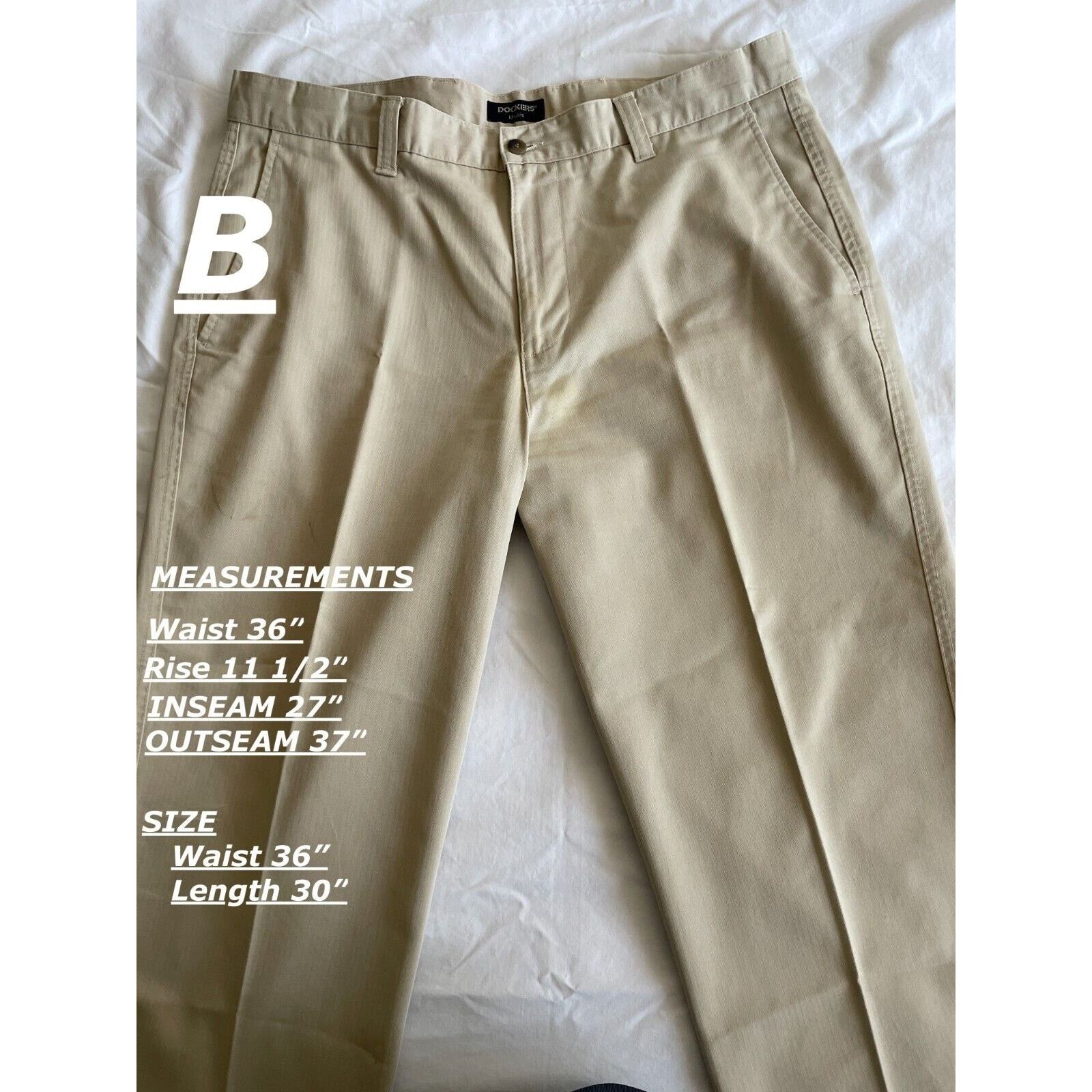 Dockers Dockers Mens chino Pants Size US 37 - 6 Thumbnail
