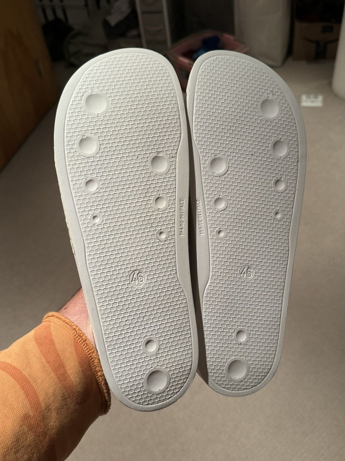 Giuseppe Zanotti Giuseppe Zanotti Brett Leather Slides Size US 12 / EU 45 - 3 Thumbnail
