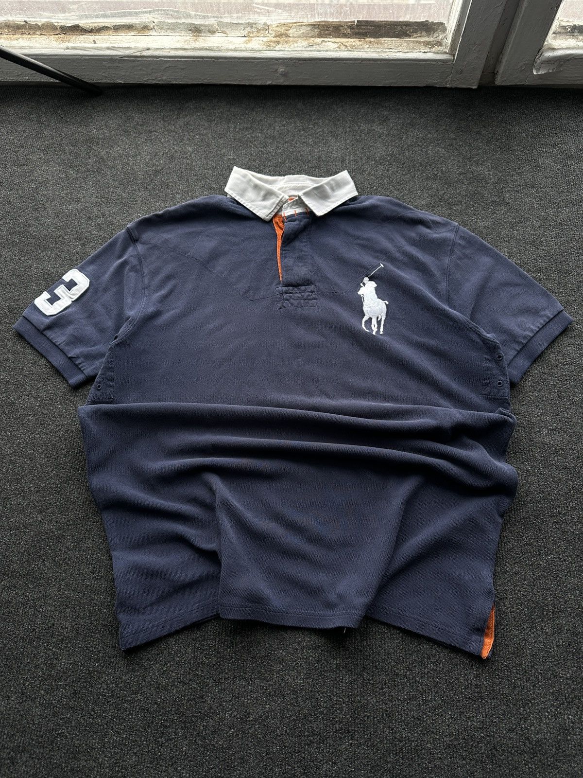 Ralph Lauren 🚨Polo Ralph Lauren #3 Striped Polo T-shirt big logo pony Size US L / EU 52-54 / 3 - 1 Thumbnail