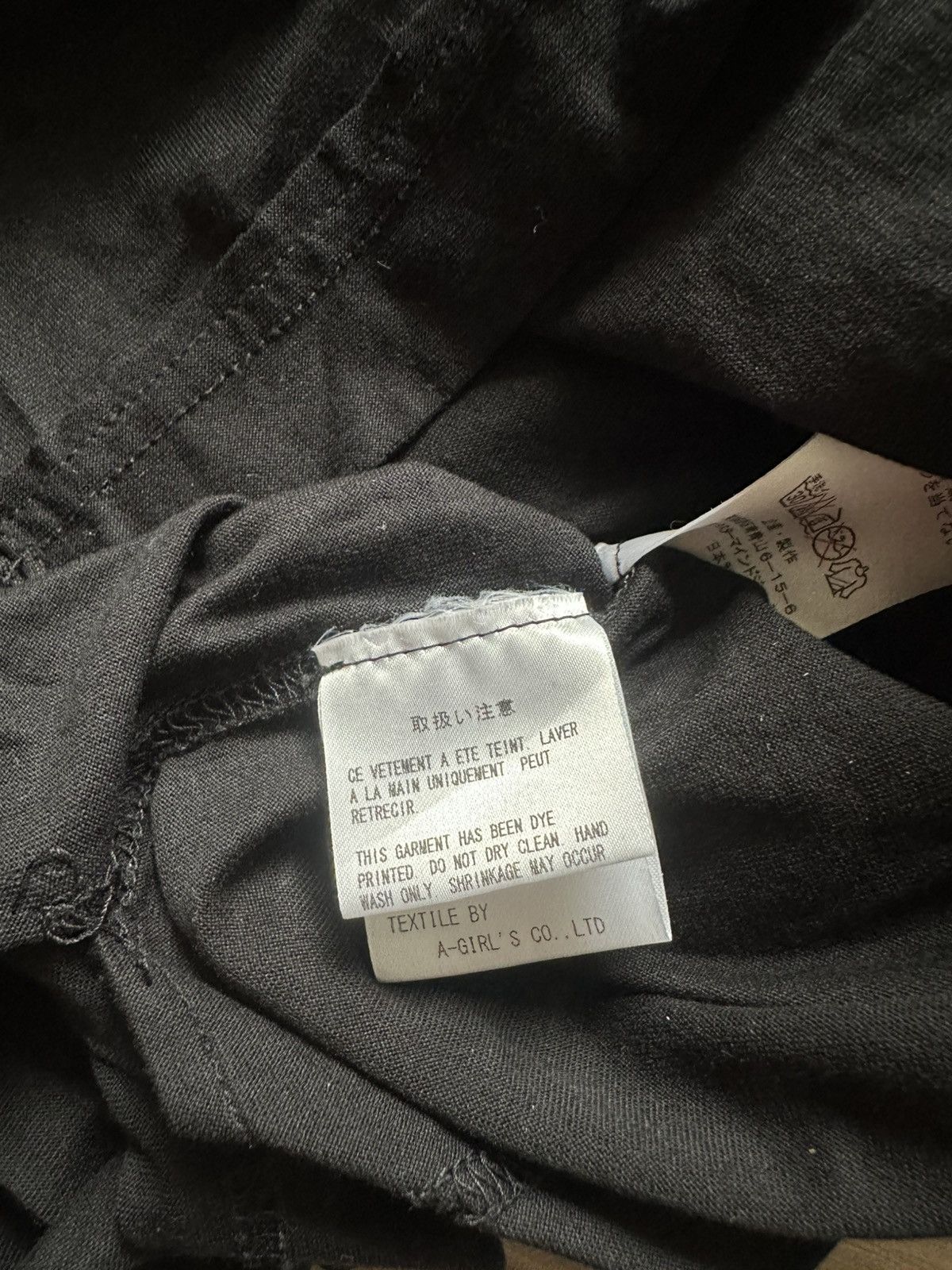 Mastermind Japan Mastermind Japan Black x Comme Des Garçons Cut & Sew Tee Size US S / EU 44-46 / 1 - 8 Thumbnail