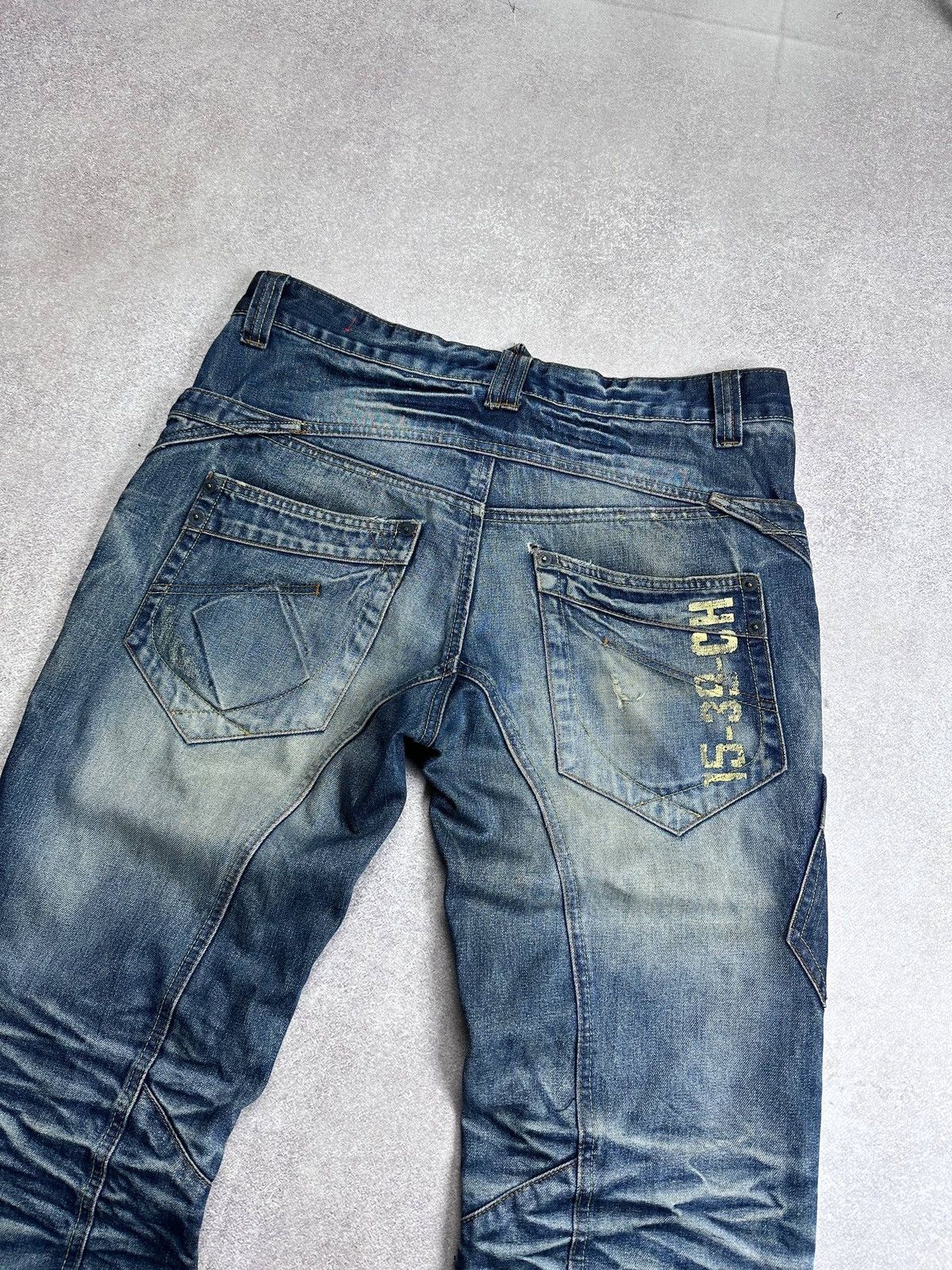 Vintage Vintage Hedi Slimane Style Grunge Y2K Baggy Jeans 34 Size US 34 / EU 50 - 4 Thumbnail